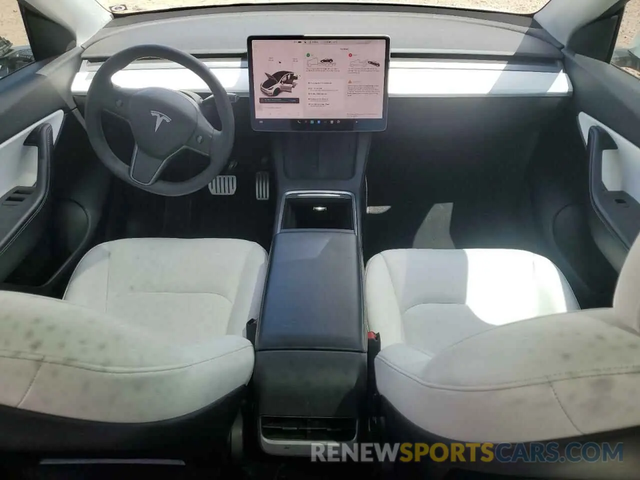8 Photograph of a damaged car 5YJYGDEF5MF269749 TESLA MODEL Y 2021