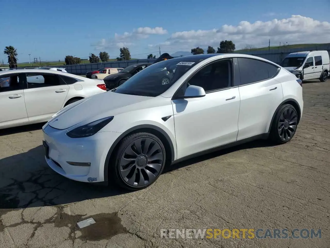 1 Фотография поврежденного автомобиля 5YJYGDEF6MF215621 TESLA MODEL Y 2021