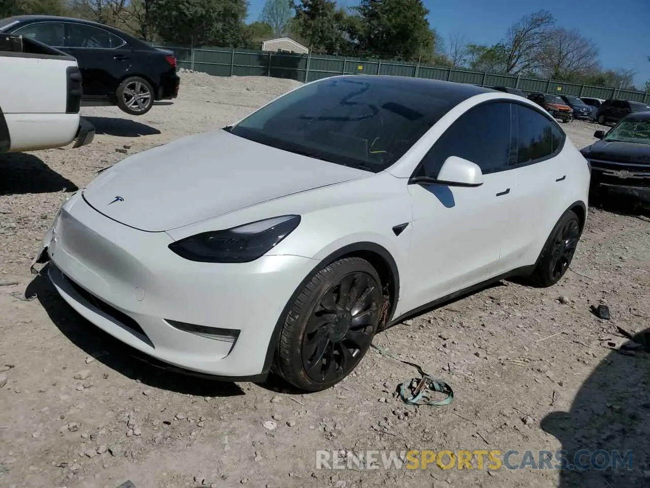 1 Фотография поврежденного автомобиля 5YJYGDEF7MF269221 TESLA MODEL Y 2021