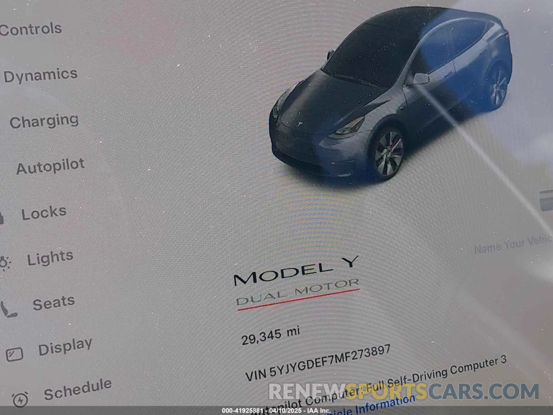 14 Photograph of a damaged car 5YJYGDEF7MF273897 TESLA MODEL Y 2021