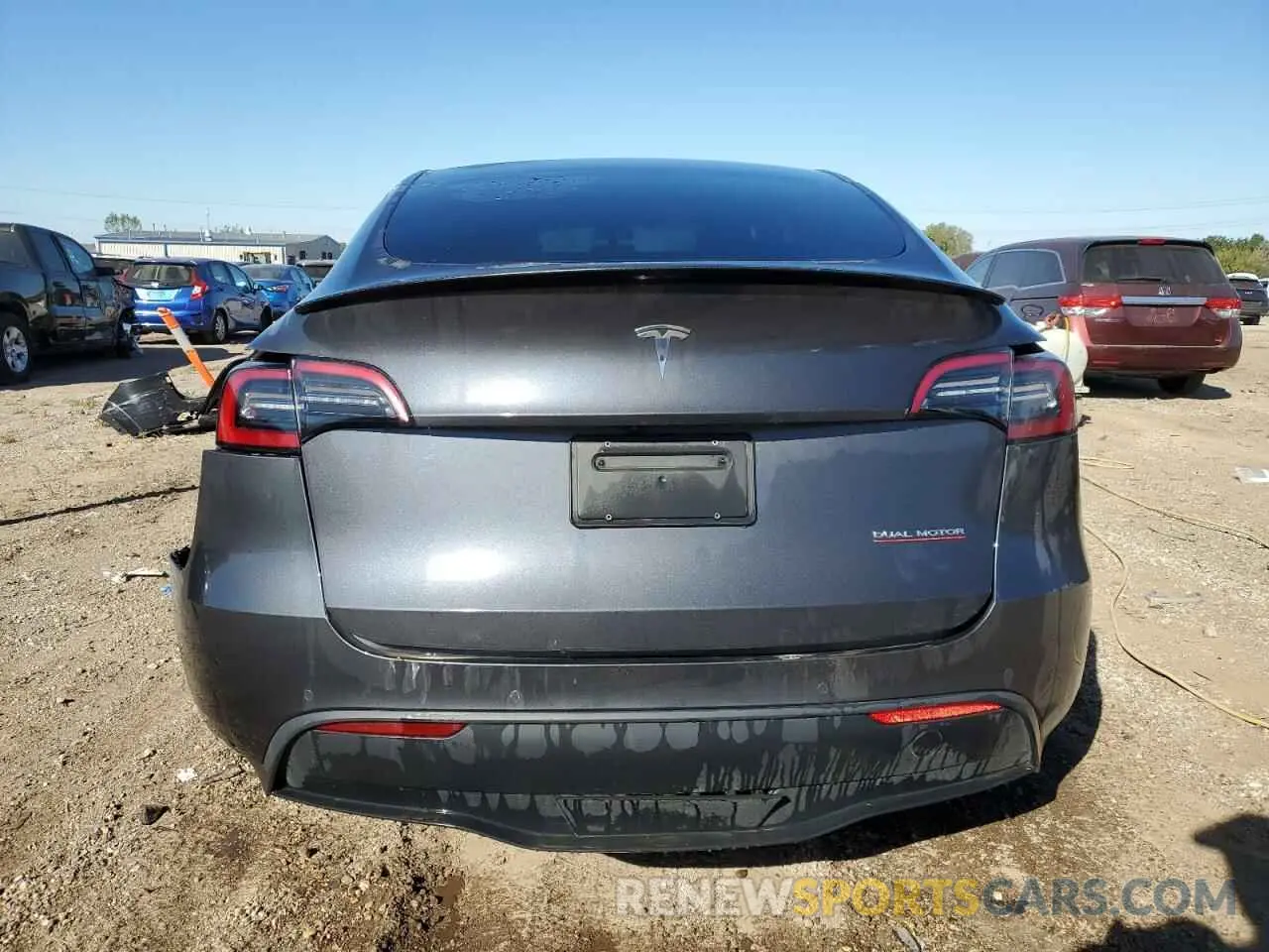 6 Photograph of a damaged car 5YJYGDEF8MF194786 TESLA MODEL Y 2021