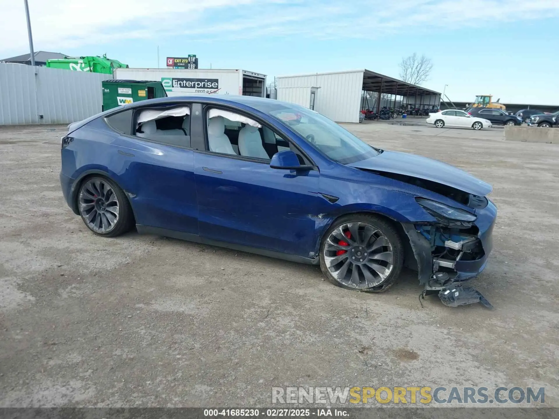 12 Photograph of a damaged car 5YJYGDEF8MF245641 TESLA MODEL Y 2021
