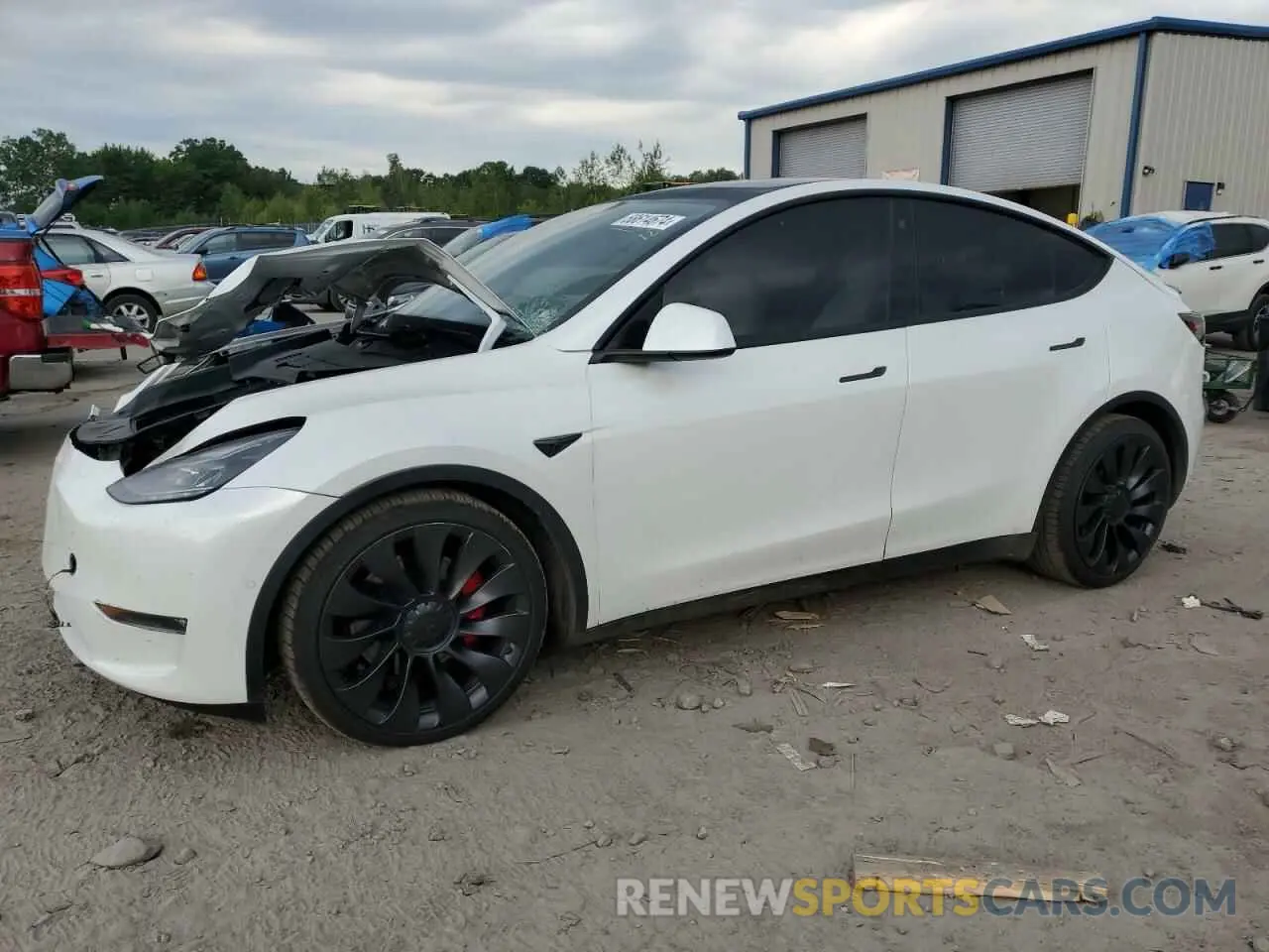 1 Фотография поврежденного автомобиля 5YJYGDEF8MF251682 TESLA MODEL Y 2021