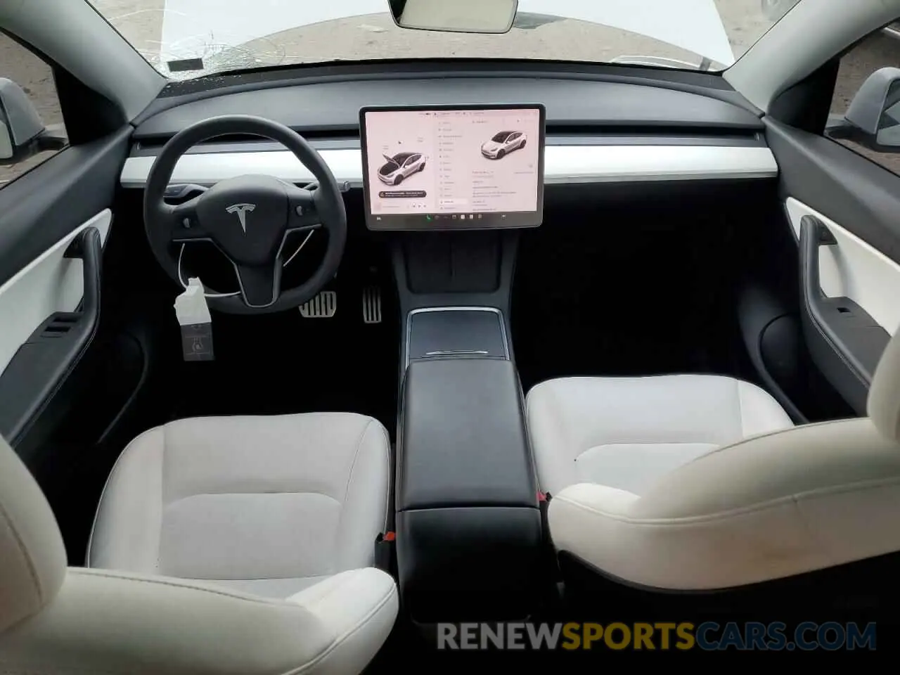 8 Фотография поврежденного автомобиля 5YJYGDEF8MF251682 TESLA MODEL Y 2021