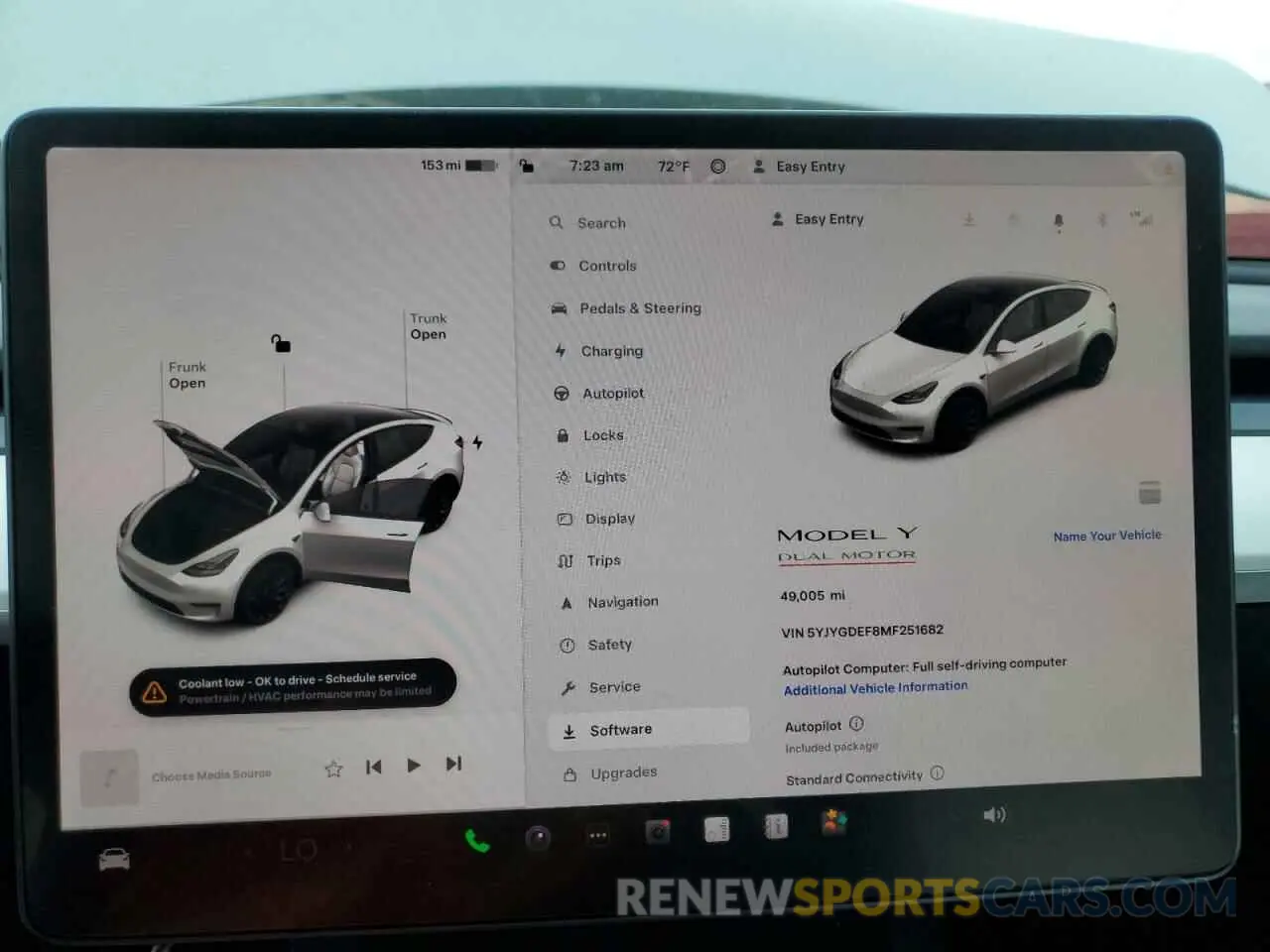 9 Фотография поврежденного автомобиля 5YJYGDEF8MF251682 TESLA MODEL Y 2021