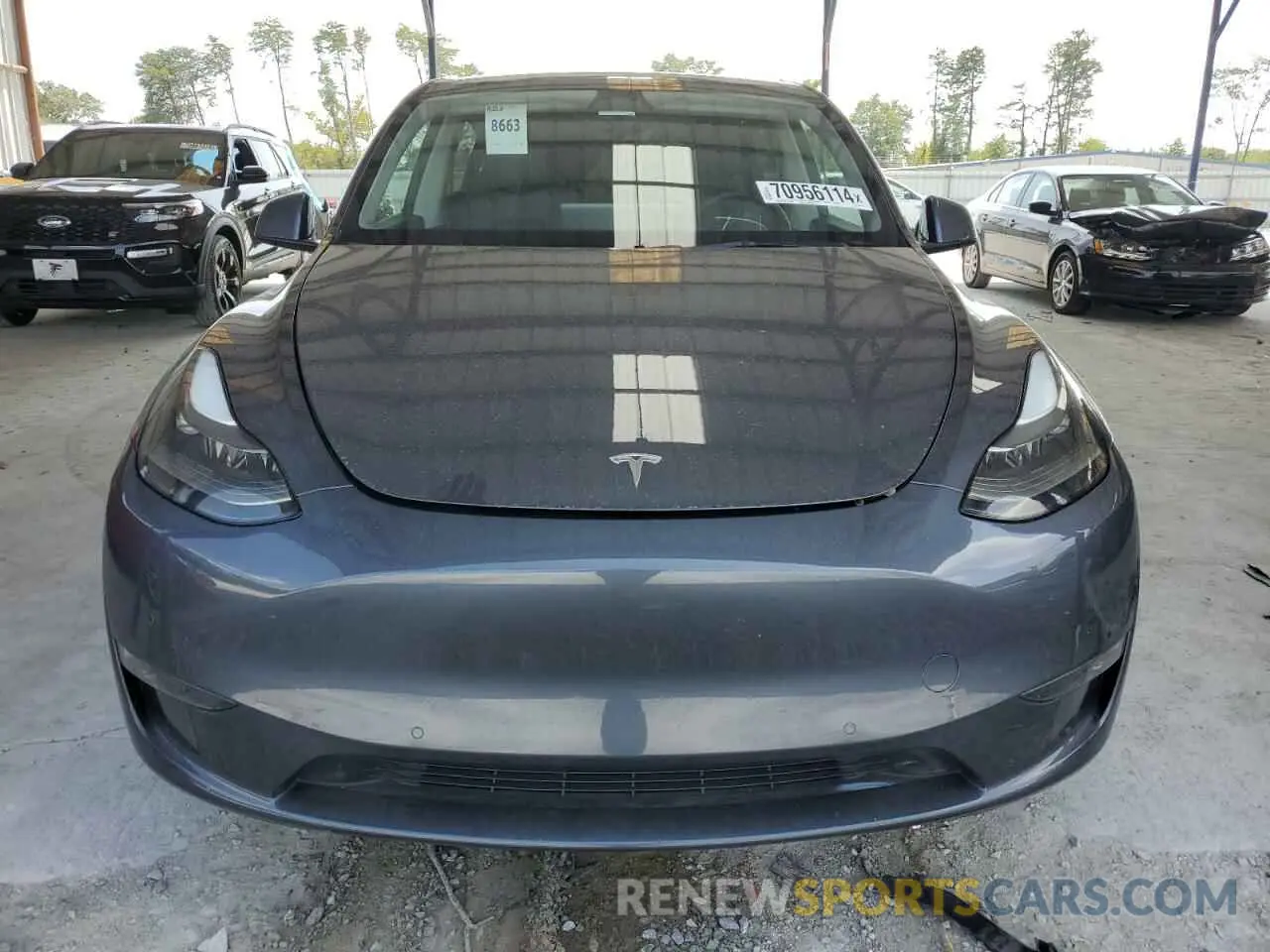 5 Photograph of a damaged car 5YJYGDEF9MF202104 TESLA MODEL Y 2021