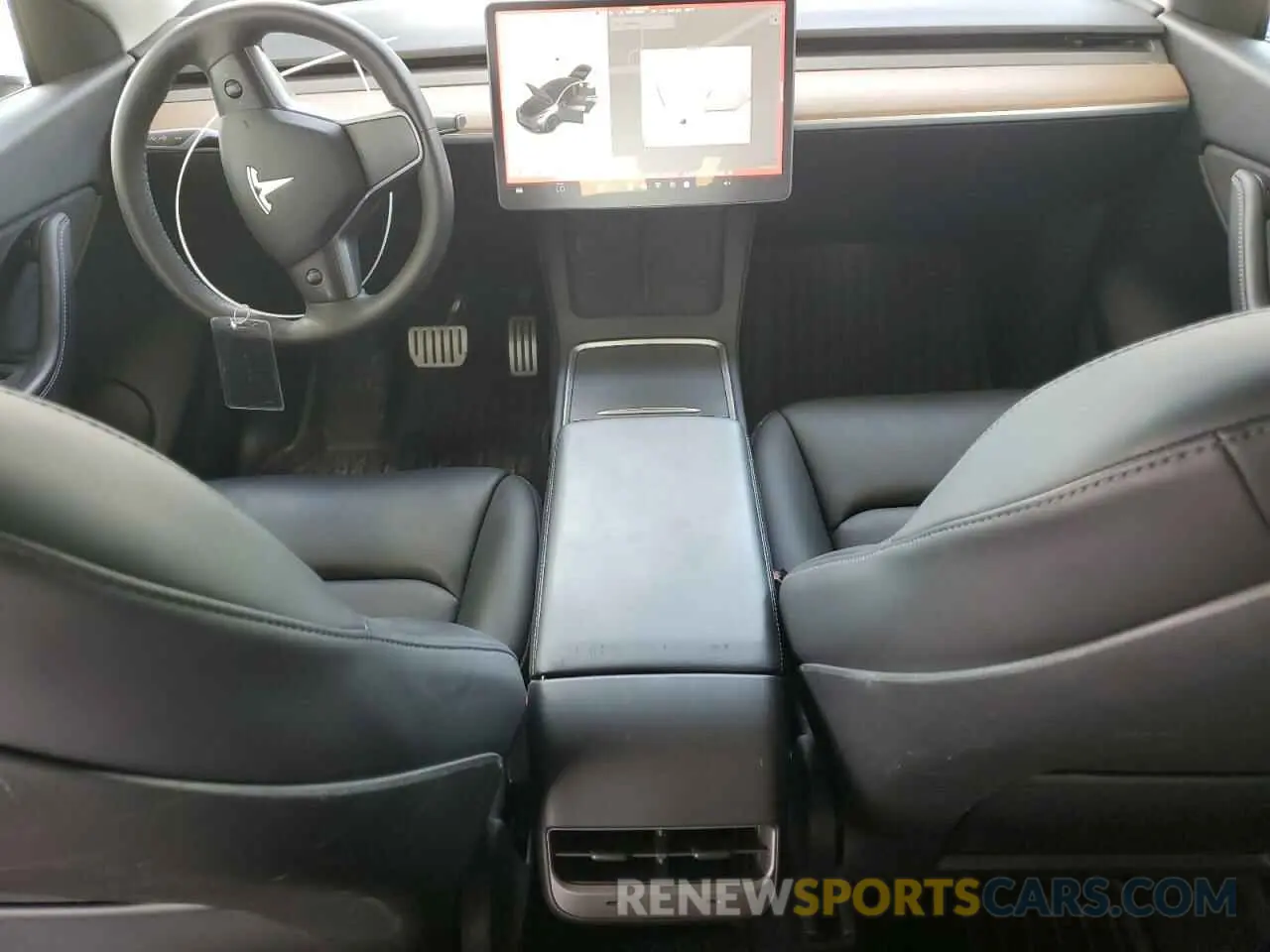 8 Photograph of a damaged car 5YJYGDEF9MF202104 TESLA MODEL Y 2021