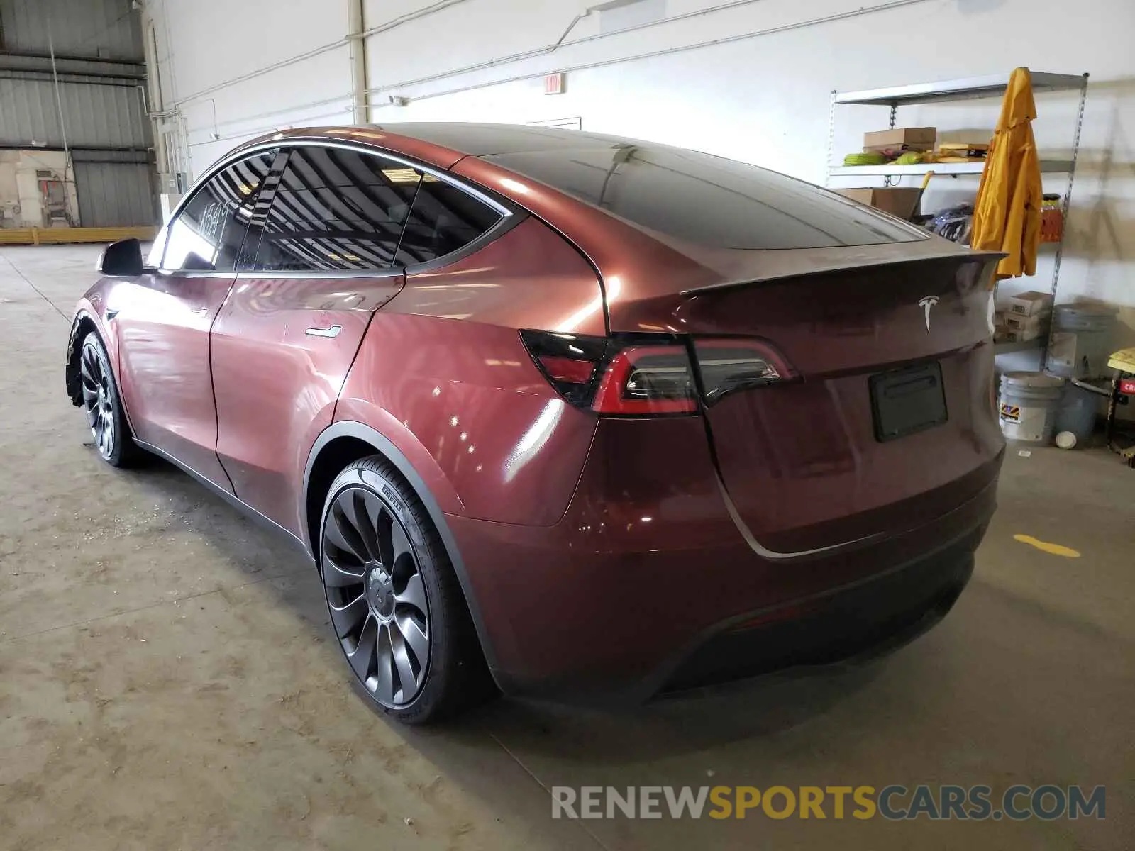 3 Photograph of a damaged car 5YJYGDEFXMF124609 TESLA MODEL Y 2021
