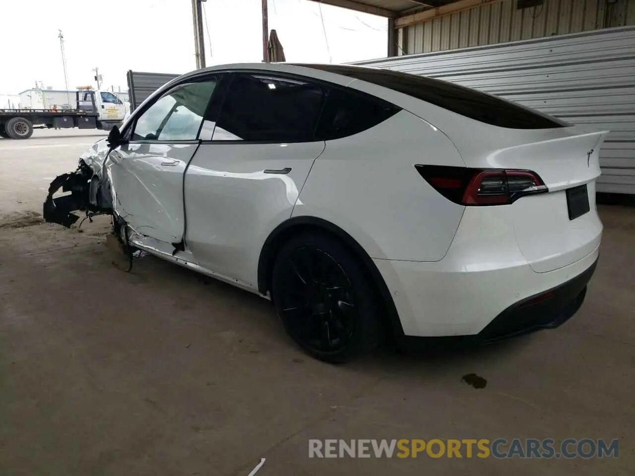 2 Photograph of a damaged car 7SAYGAEE0NF312310 TESLA MODEL Y 2022