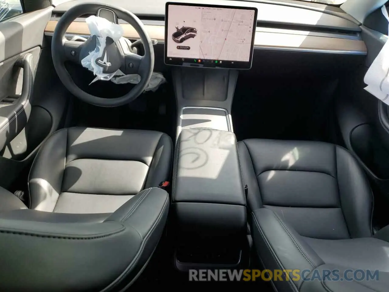 8 Photograph of a damaged car 7SAYGAEE0NF312310 TESLA MODEL Y 2022