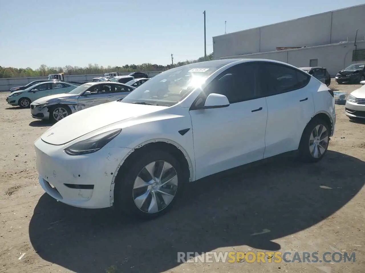 1 Фотография поврежденного автомобиля 7SAYGAEE0NF517688 TESLA MODEL Y 2022