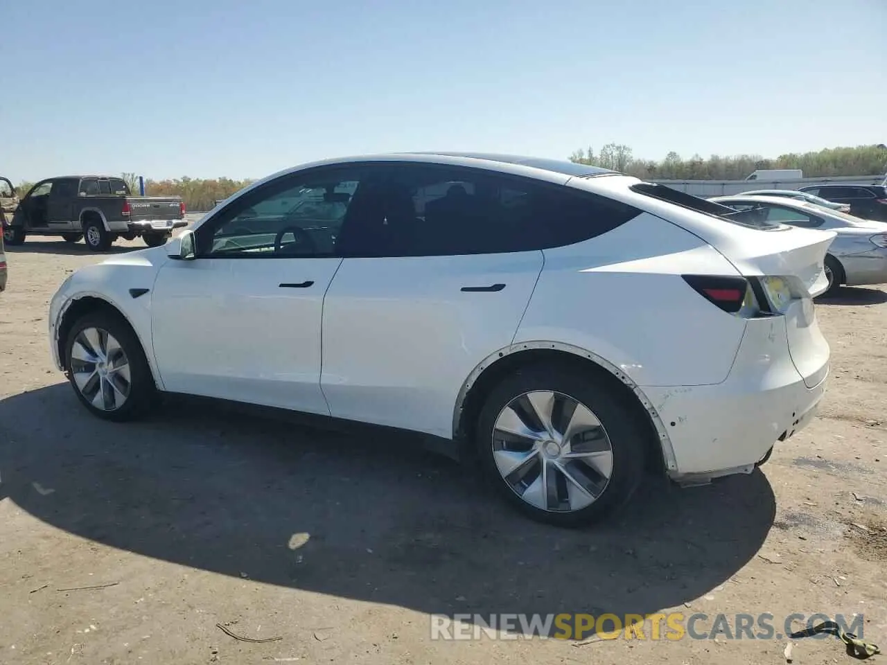 2 Фотография поврежденного автомобиля 7SAYGAEE0NF517688 TESLA MODEL Y 2022