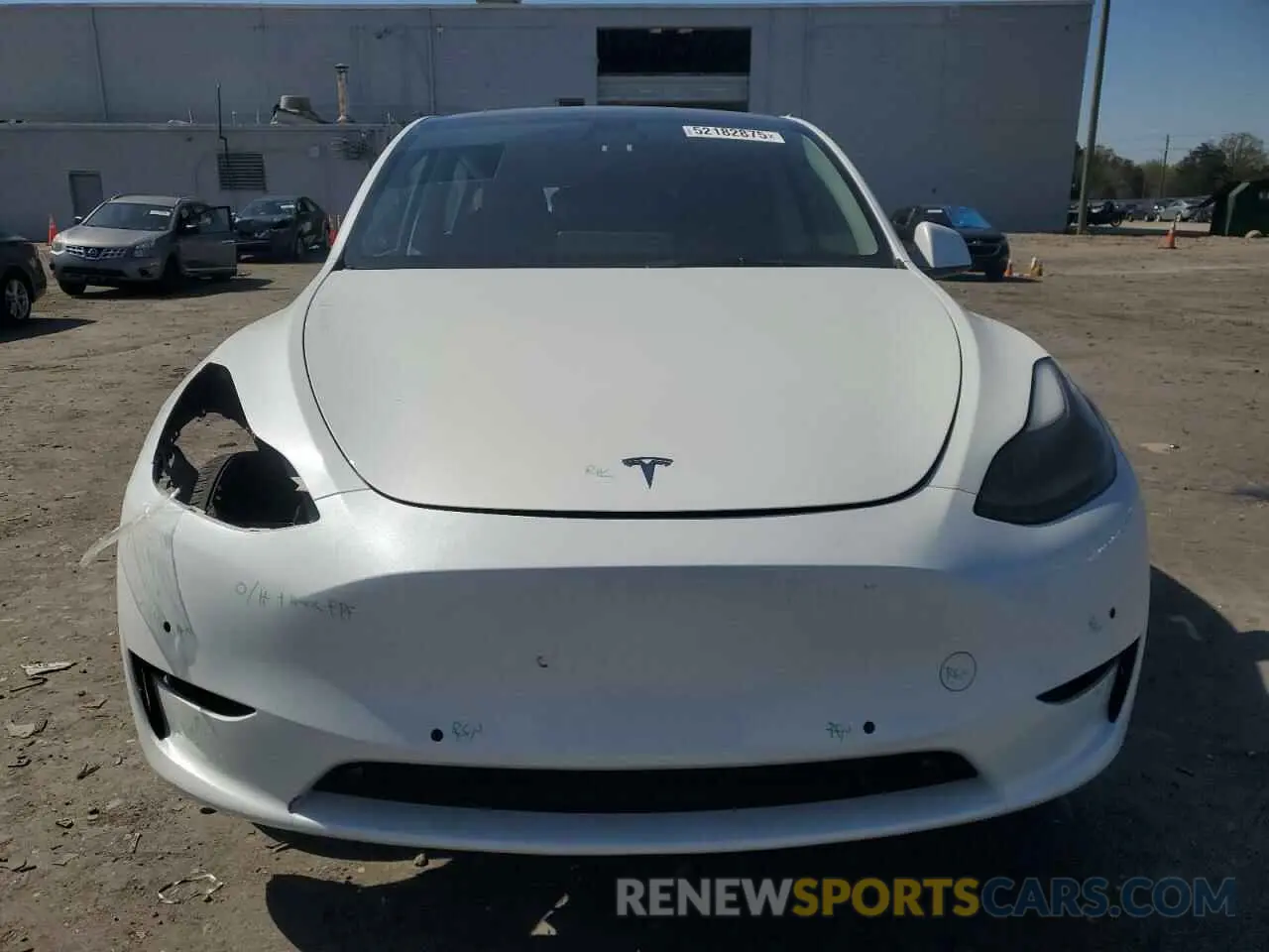 5 Фотография поврежденного автомобиля 7SAYGAEE0NF517688 TESLA MODEL Y 2022