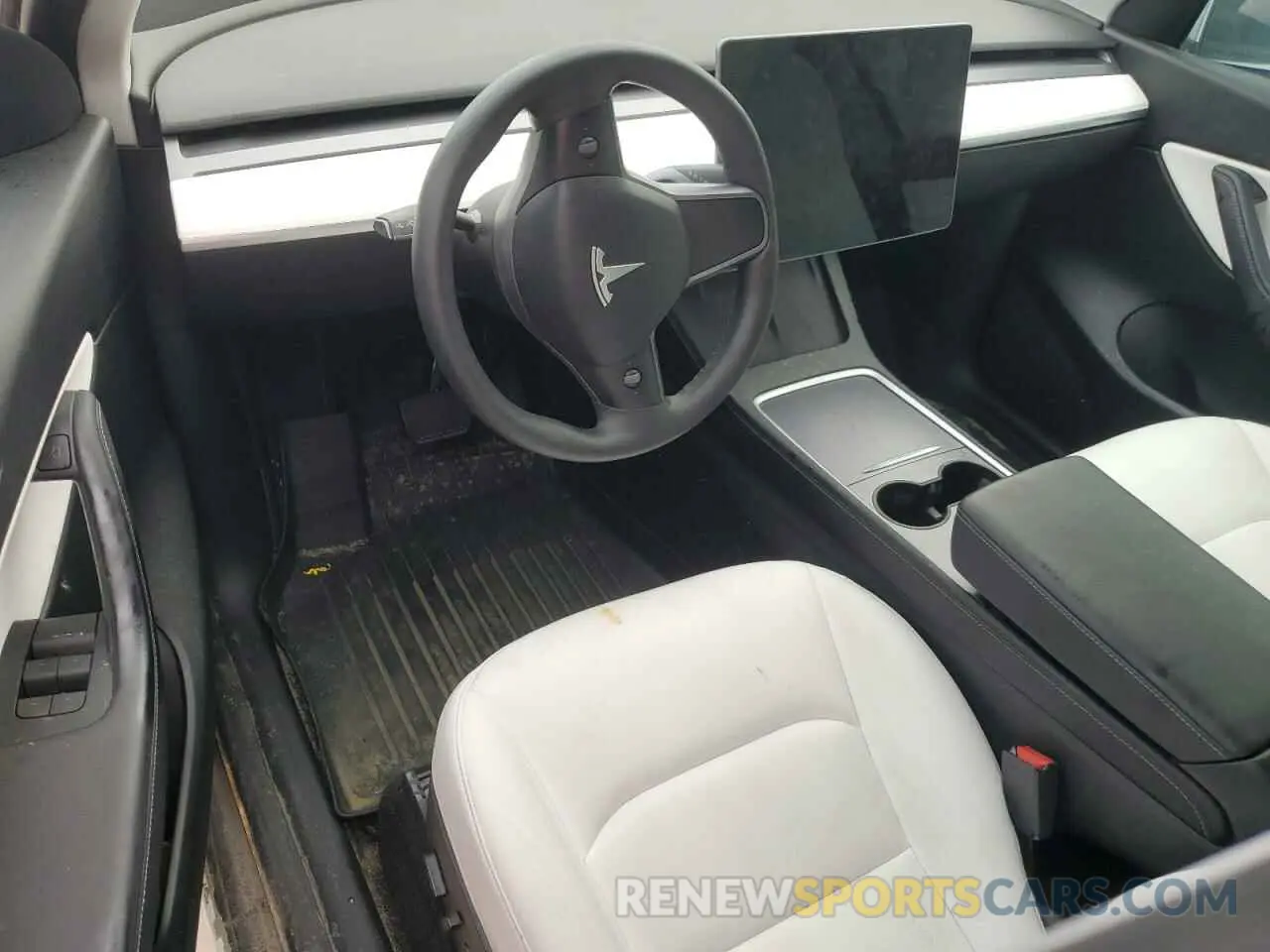 8 Photograph of a damaged car 7SAYGAEE1NF359510 TESLA MODEL Y 2022