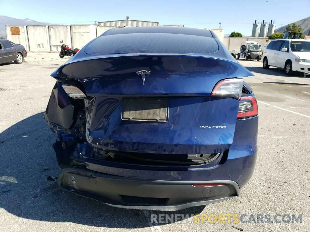 6 Фотография поврежденного автомобиля 7SAYGAEE1NF365744 TESLA MODEL Y 2022