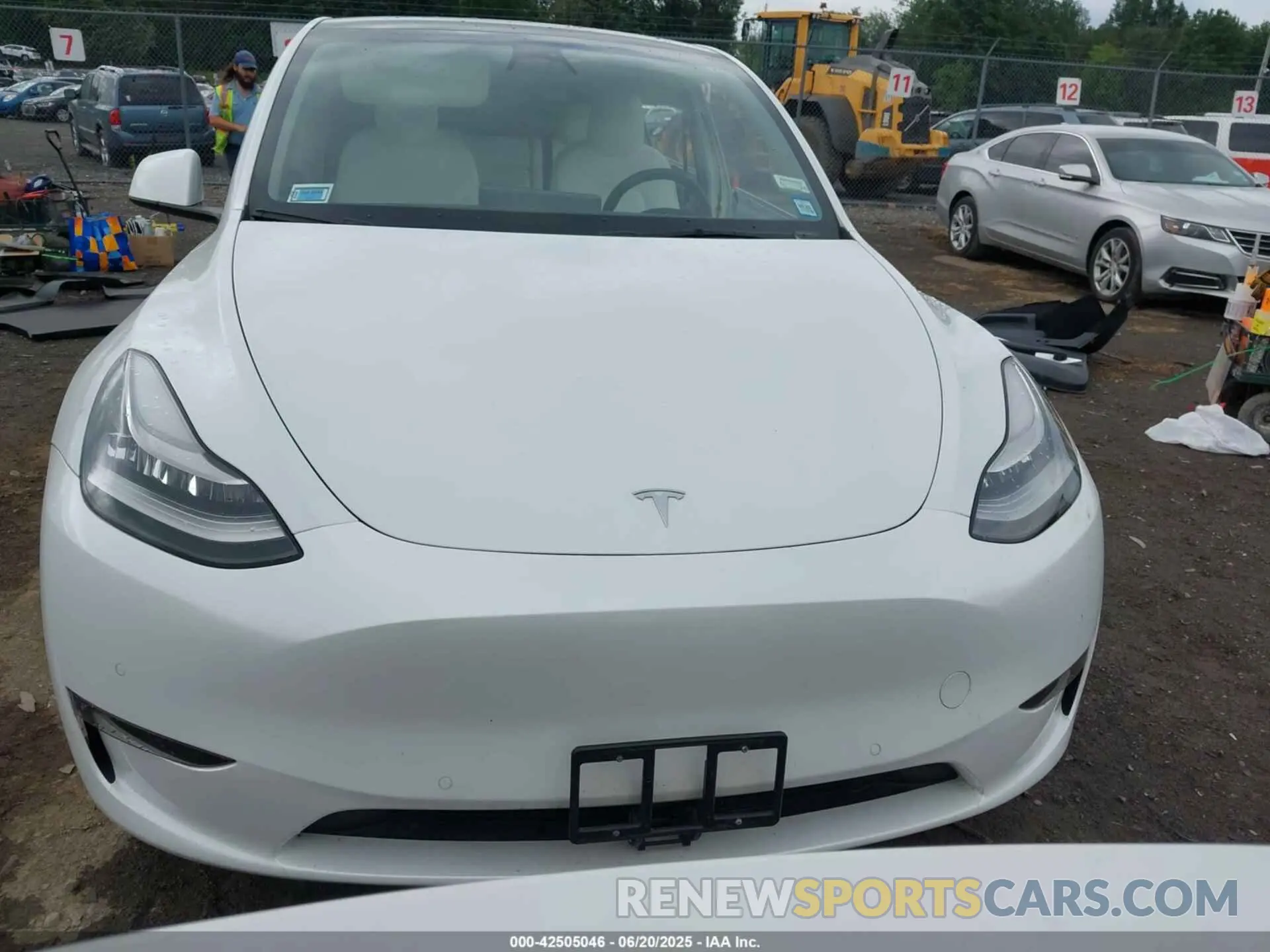 13 Фотография поврежденного автомобиля 7SAYGAEE1NF467562 TESLA MODEL Y 2022