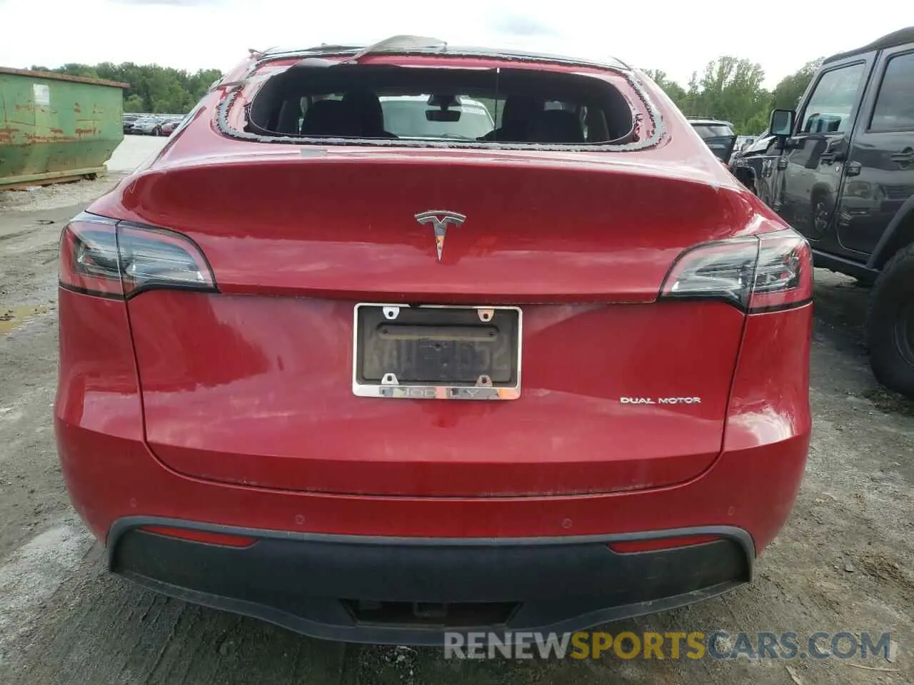 6 Фотография поврежденного автомобиля 7SAYGAEE2NF383377 TESLA MODEL Y 2022