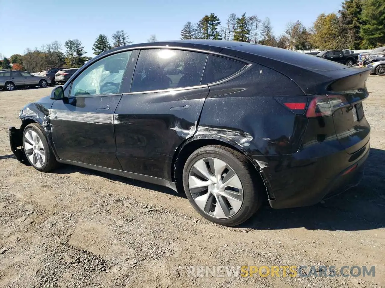 2 Photograph of a damaged car 7SAYGAEE2NF384349 TESLA MODEL Y 2022