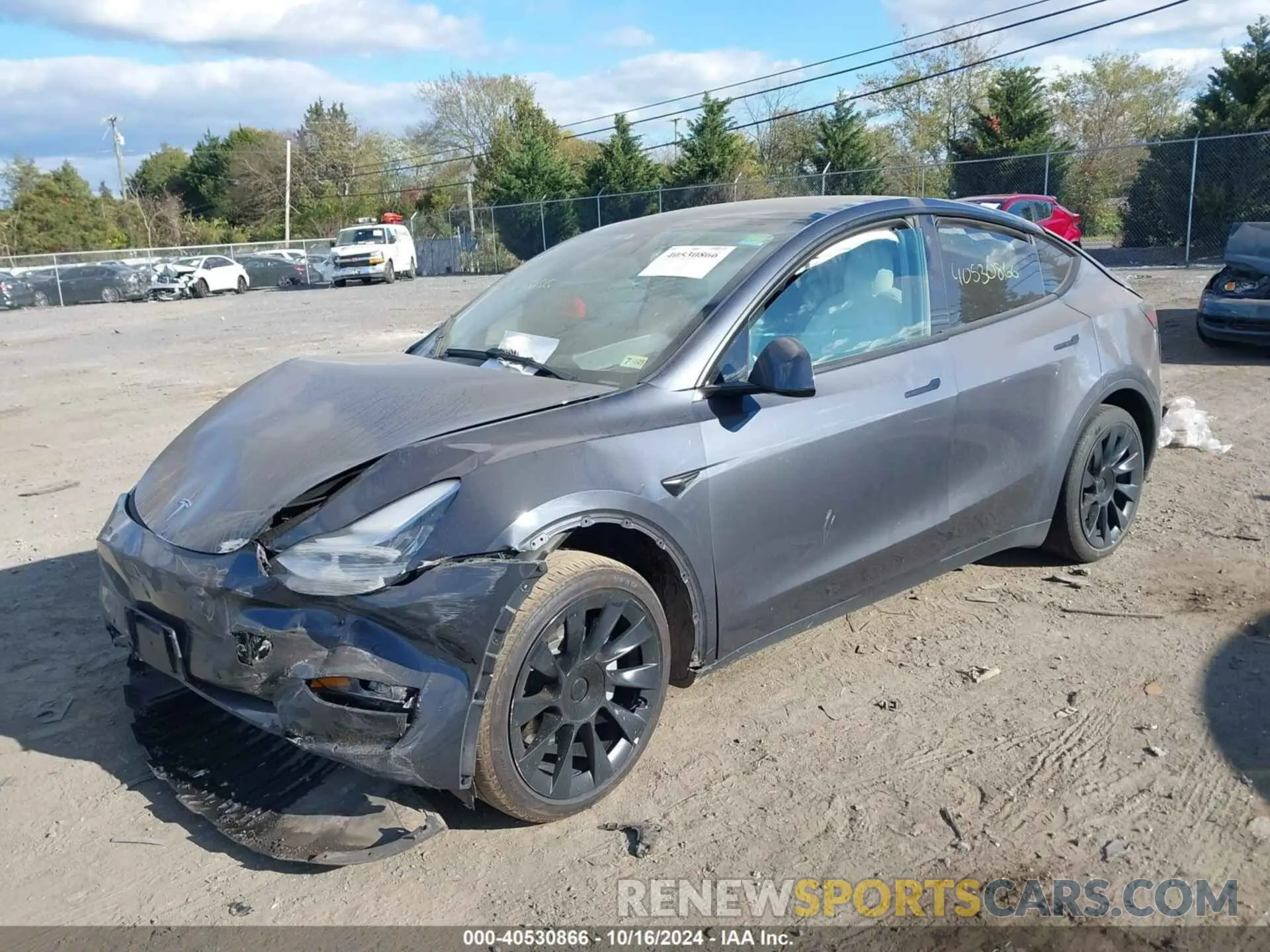 2 Photograph of a damaged car 7SAYGAEE2NF472818 TESLA MODEL Y 2022