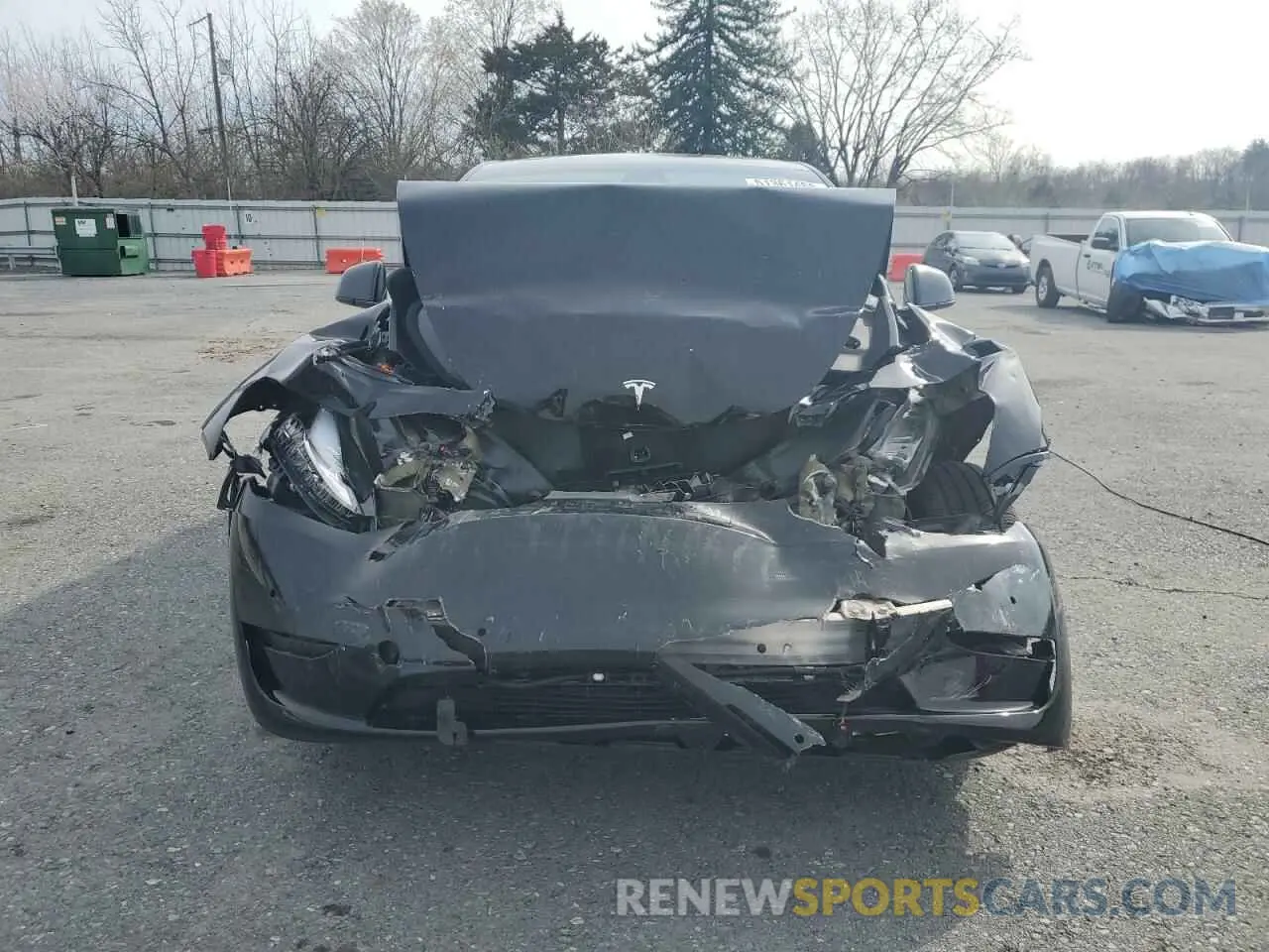 5 Фотография поврежденного автомобиля 7SAYGAEE3NF310888 TESLA MODEL Y 2022