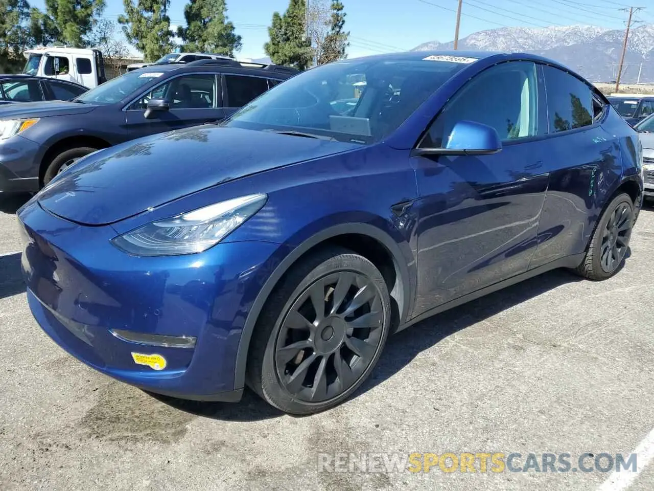 1 Фотография поврежденного автомобиля 7SAYGAEE3NF345396 TESLA MODEL Y 2022