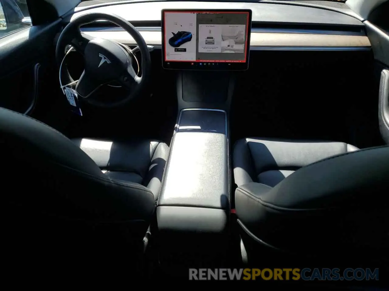 8 Фотография поврежденного автомобиля 7SAYGAEE3NF345396 TESLA MODEL Y 2022
