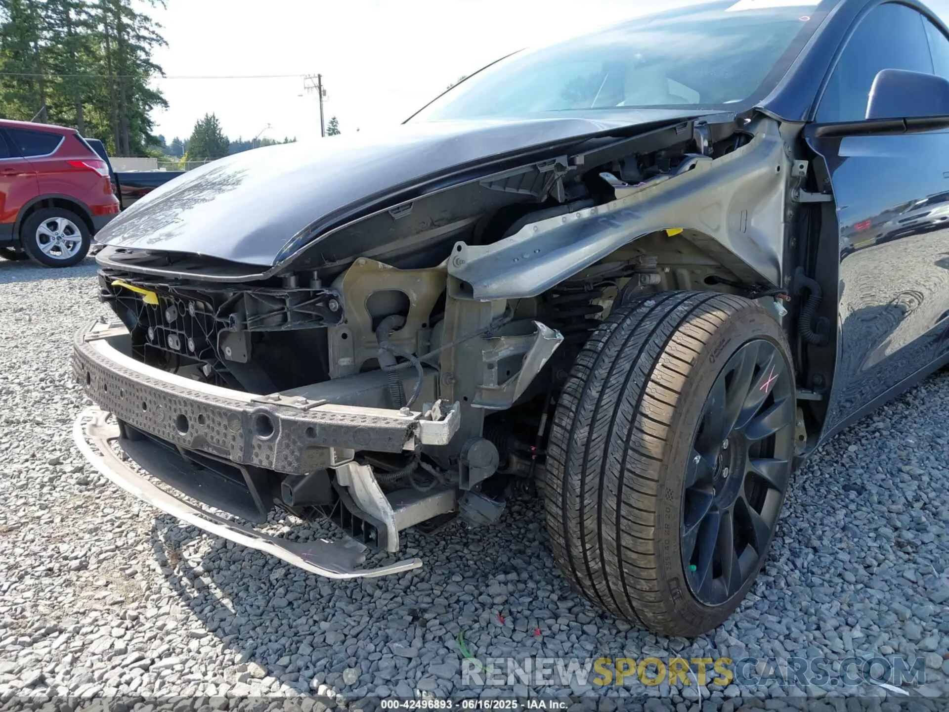 6 Photograph of a damaged car 7SAYGAEE3NF359220 TESLA MODEL Y 2022