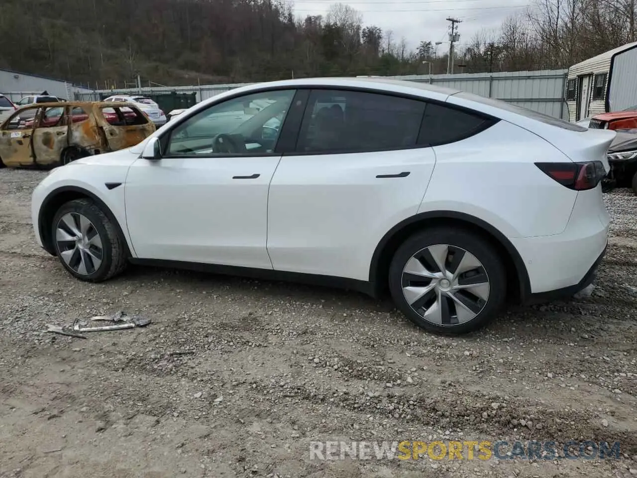 2 Фотография поврежденного автомобиля 7SAYGAEE3NF467627 TESLA MODEL Y 2022