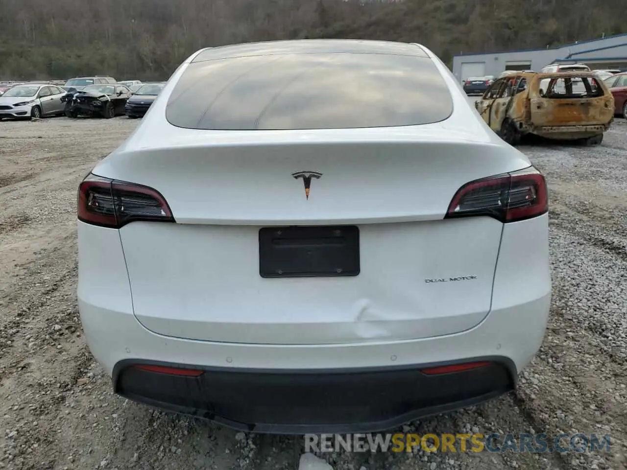 6 Фотография поврежденного автомобиля 7SAYGAEE3NF467627 TESLA MODEL Y 2022