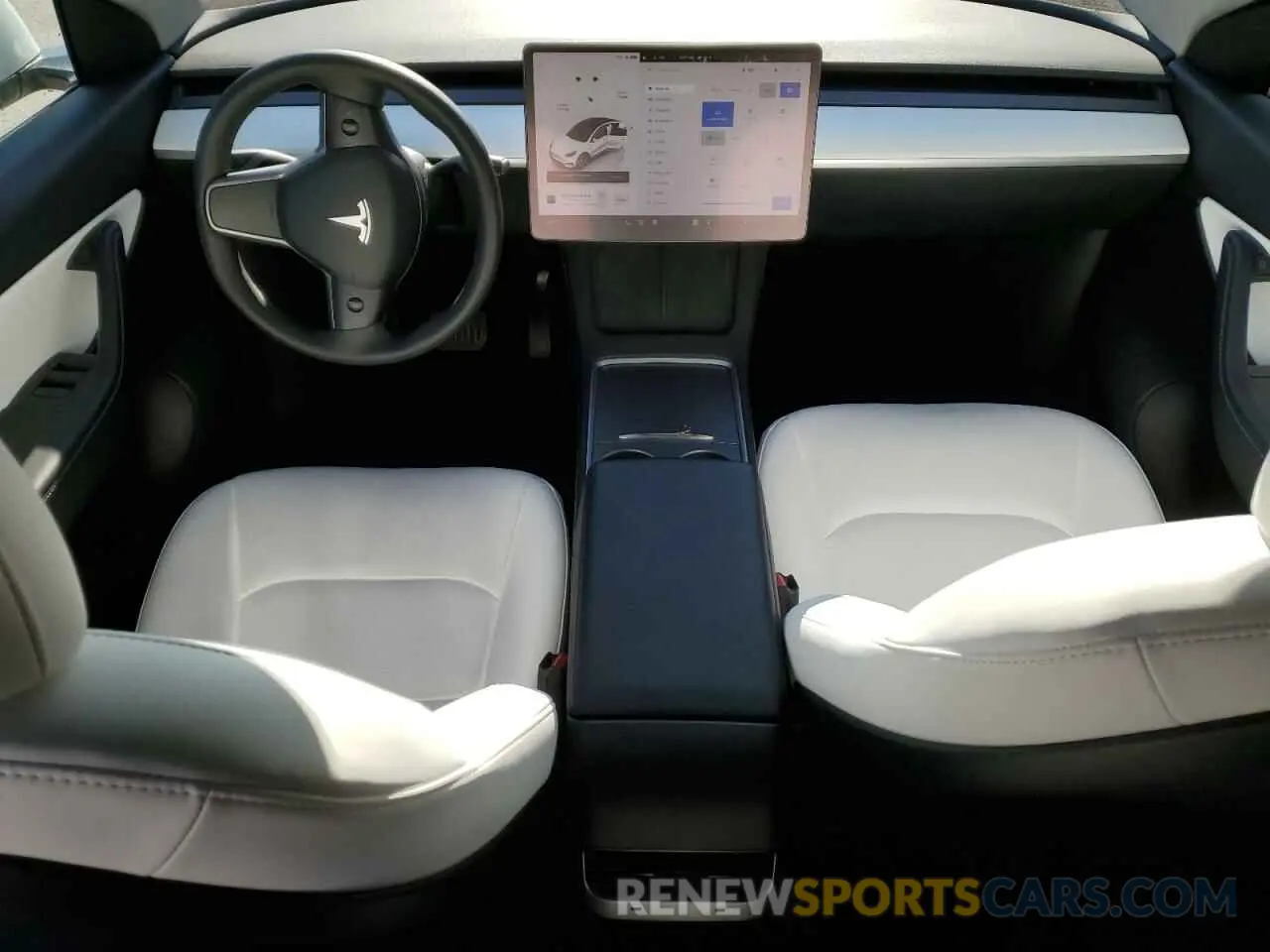 8 Фотография поврежденного автомобиля 7SAYGAEE3NF467627 TESLA MODEL Y 2022