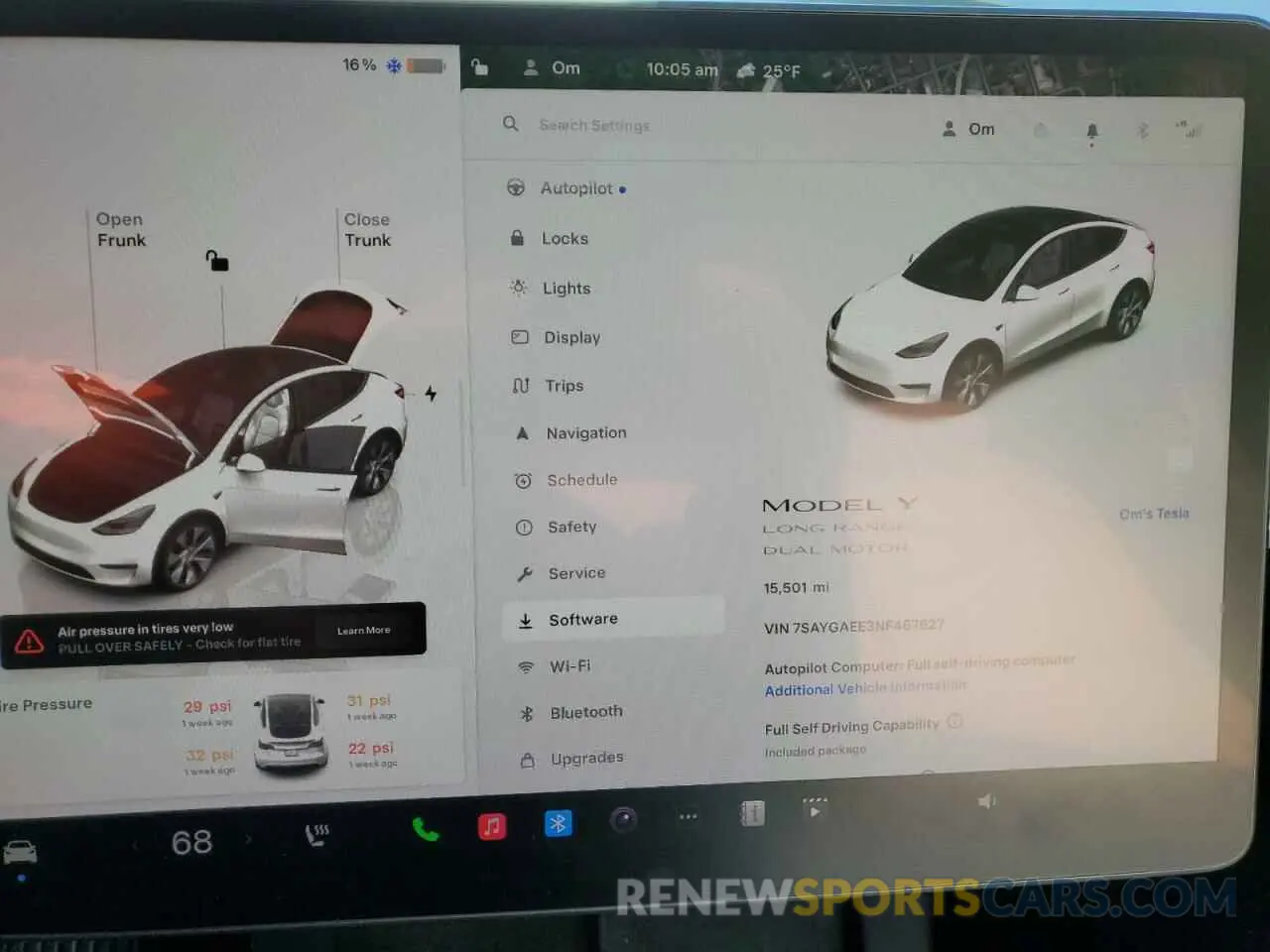 9 Фотография поврежденного автомобиля 7SAYGAEE3NF467627 TESLA MODEL Y 2022