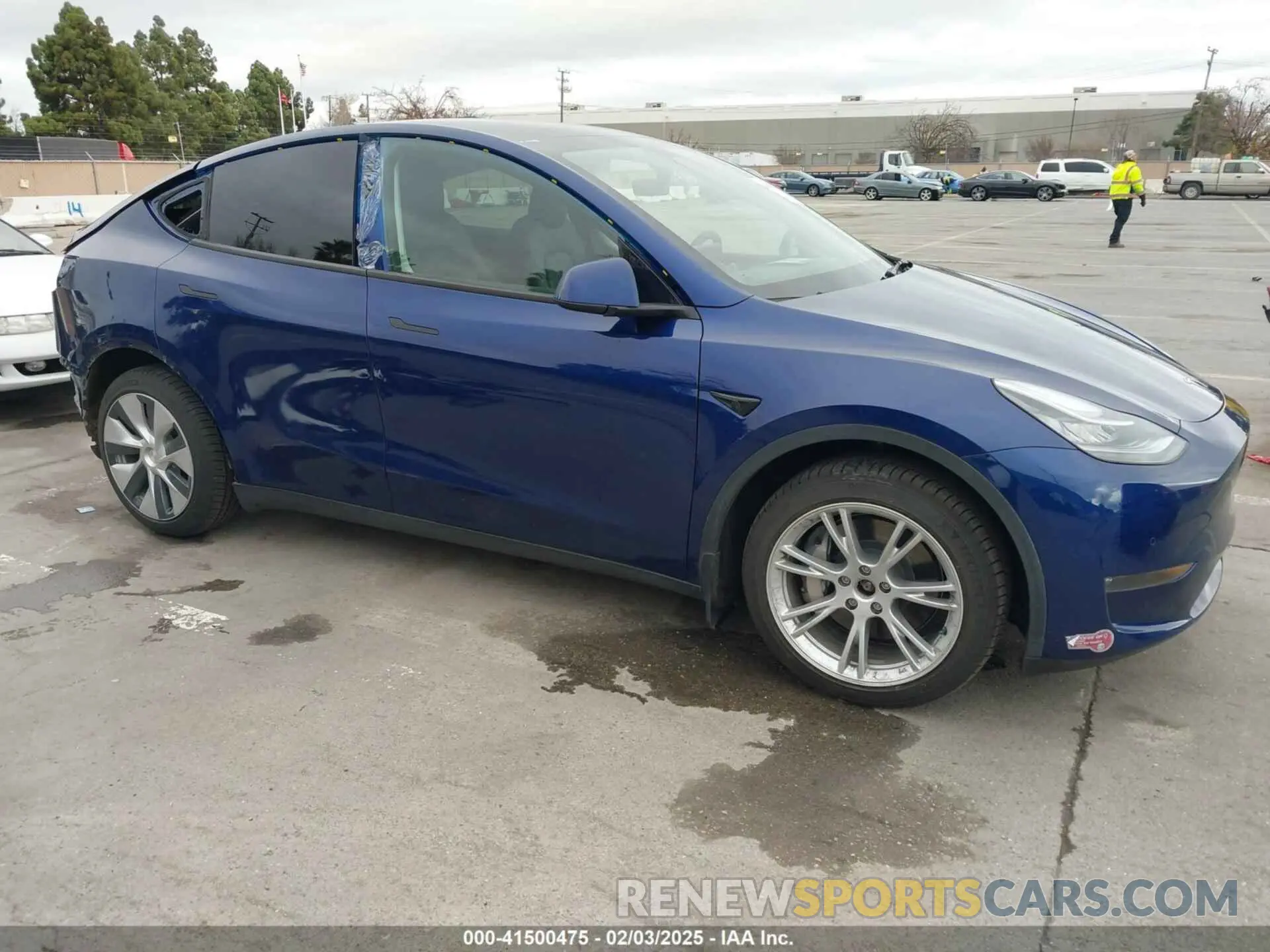 1 Фотография поврежденного автомобиля 7SAYGAEE3NF573141 TESLA MODEL Y 2022
