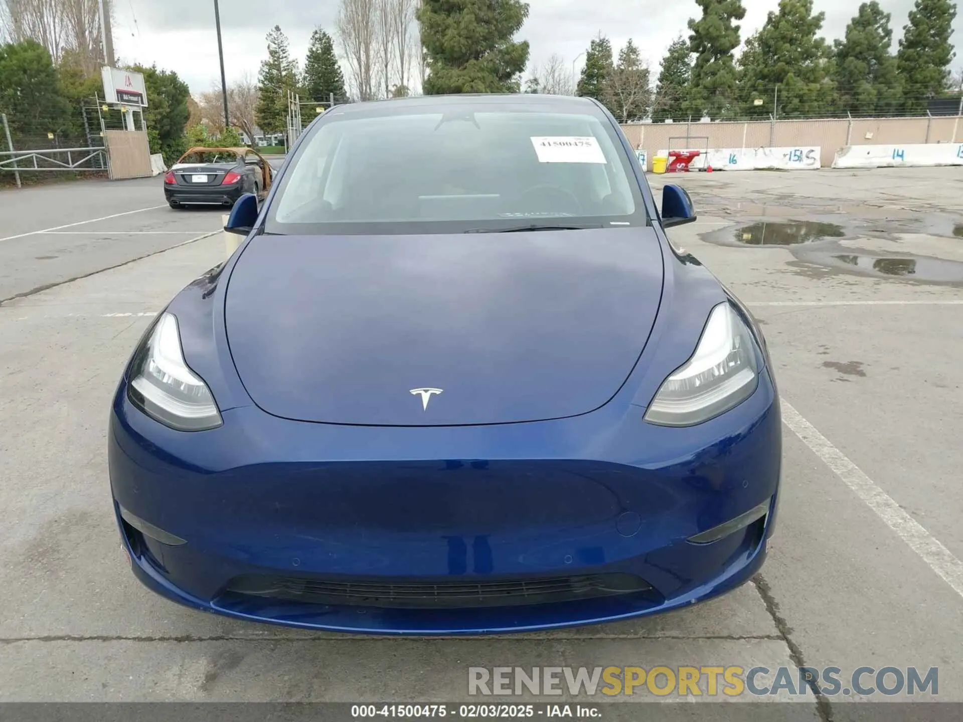 13 Фотография поврежденного автомобиля 7SAYGAEE3NF573141 TESLA MODEL Y 2022
