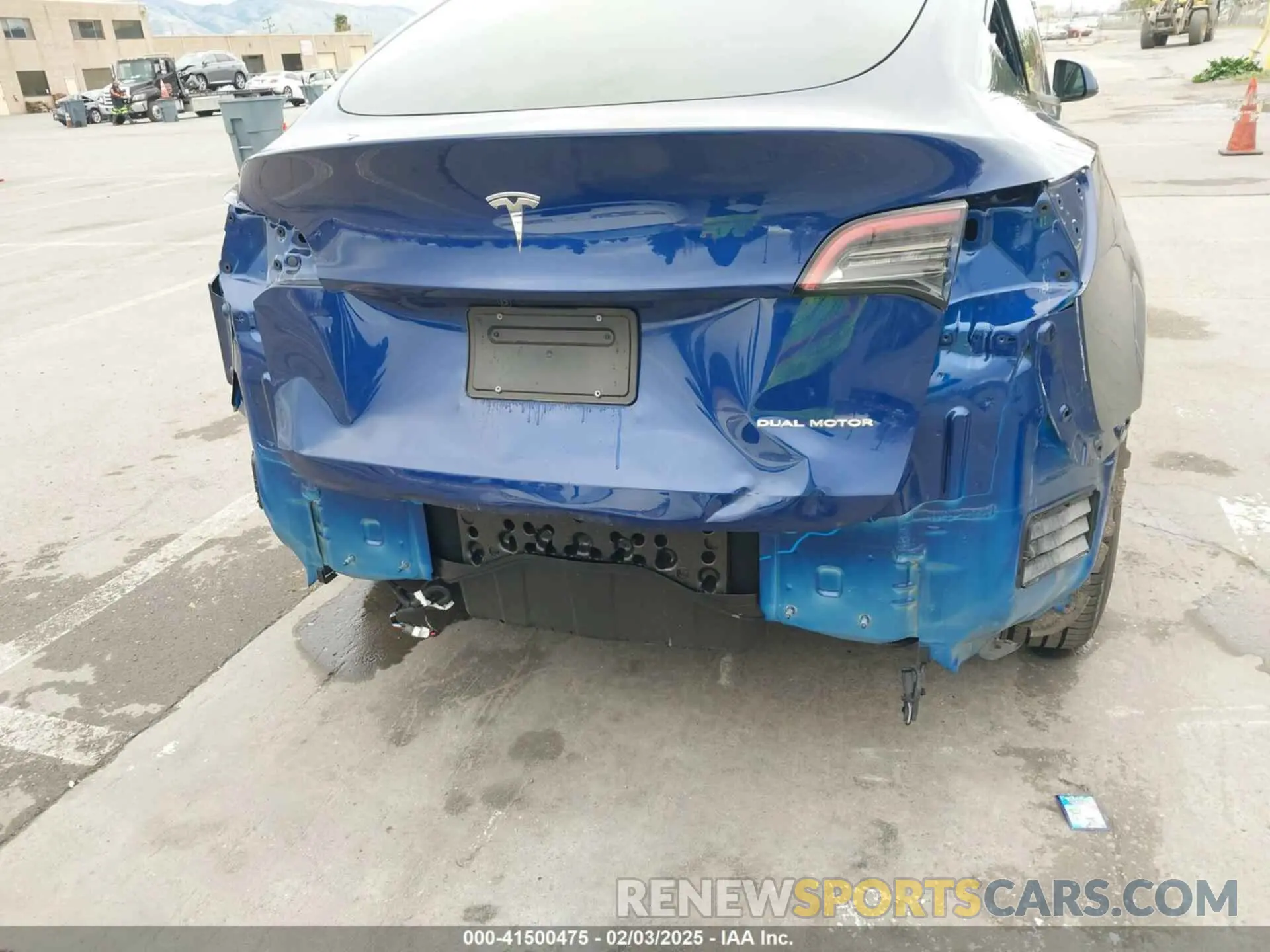 6 Фотография поврежденного автомобиля 7SAYGAEE3NF573141 TESLA MODEL Y 2022