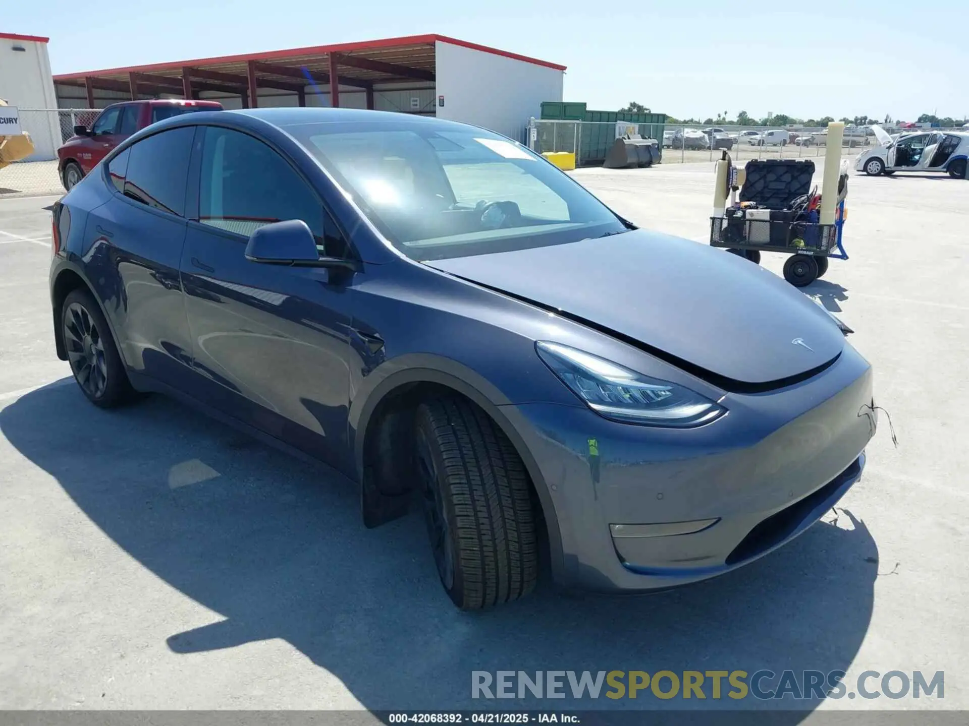 1 Фотография поврежденного автомобиля 7SAYGAEE4NF341230 TESLA MODEL Y 2022