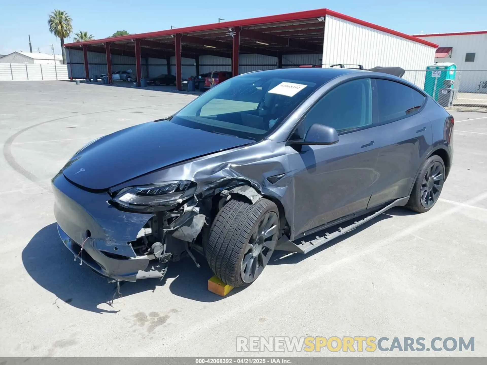 2 Фотография поврежденного автомобиля 7SAYGAEE4NF341230 TESLA MODEL Y 2022