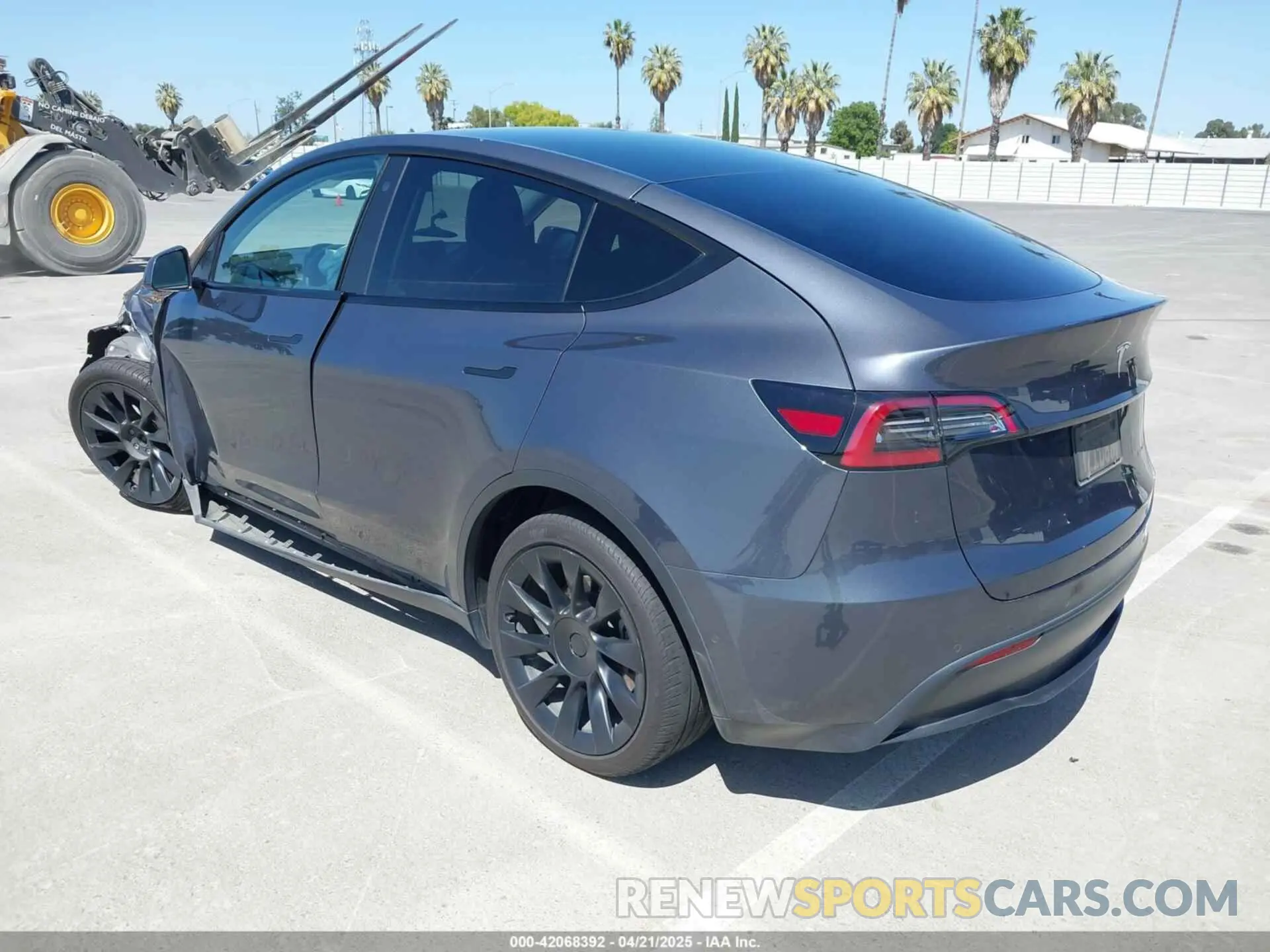 3 Фотография поврежденного автомобиля 7SAYGAEE4NF341230 TESLA MODEL Y 2022