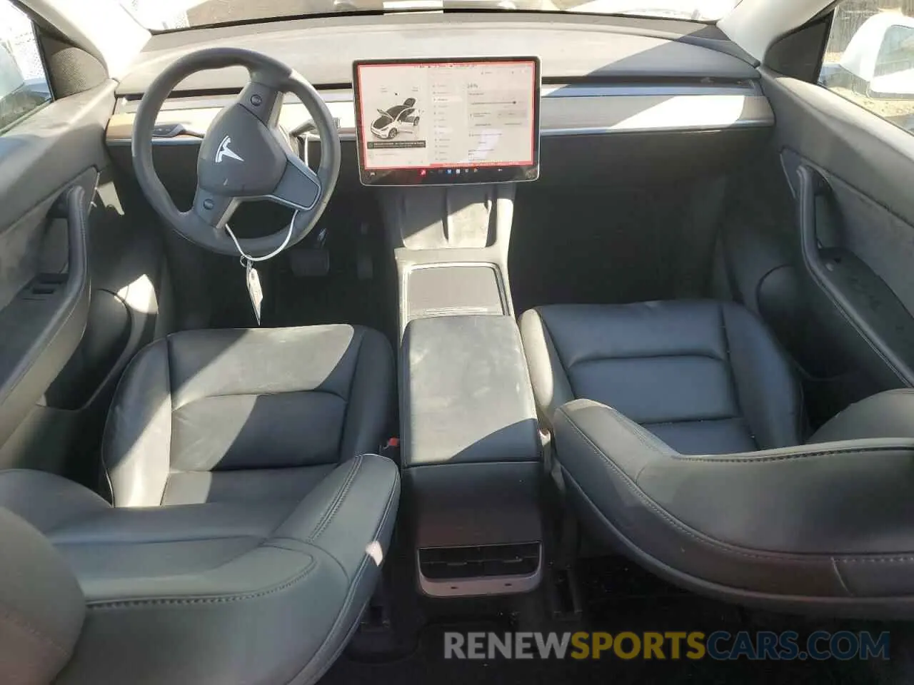 8 Photograph of a damaged car 7SAYGAEE4NF362899 TESLA MODEL Y 2022