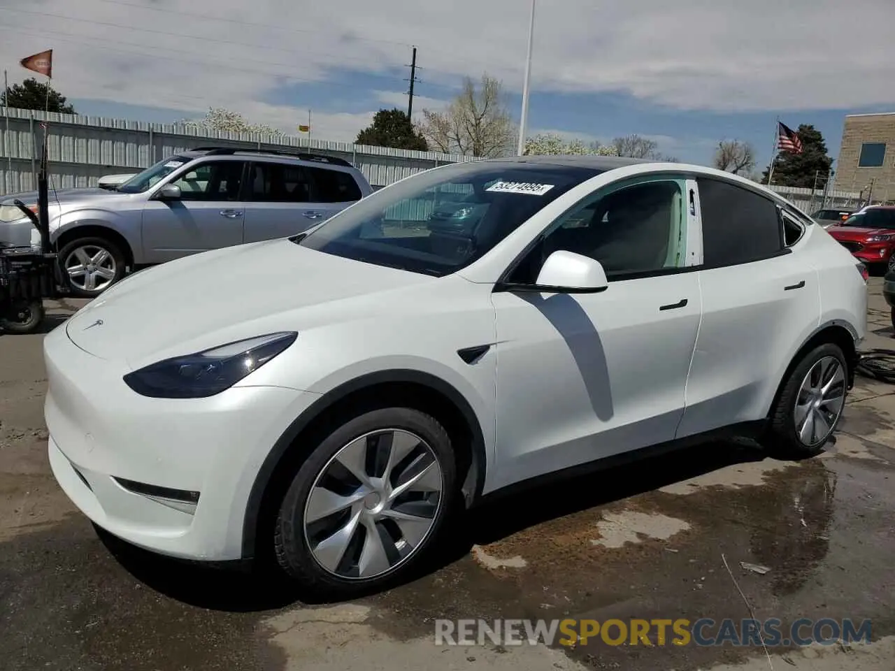 1 Photograph of a damaged car 7SAYGAEE4NF534588 TESLA MODEL Y 2022