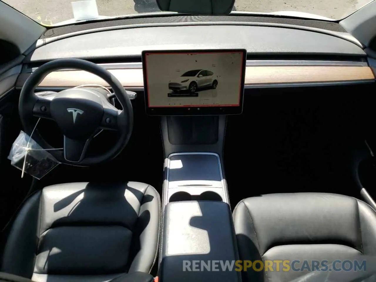 8 Photograph of a damaged car 7SAYGAEE4NF534588 TESLA MODEL Y 2022