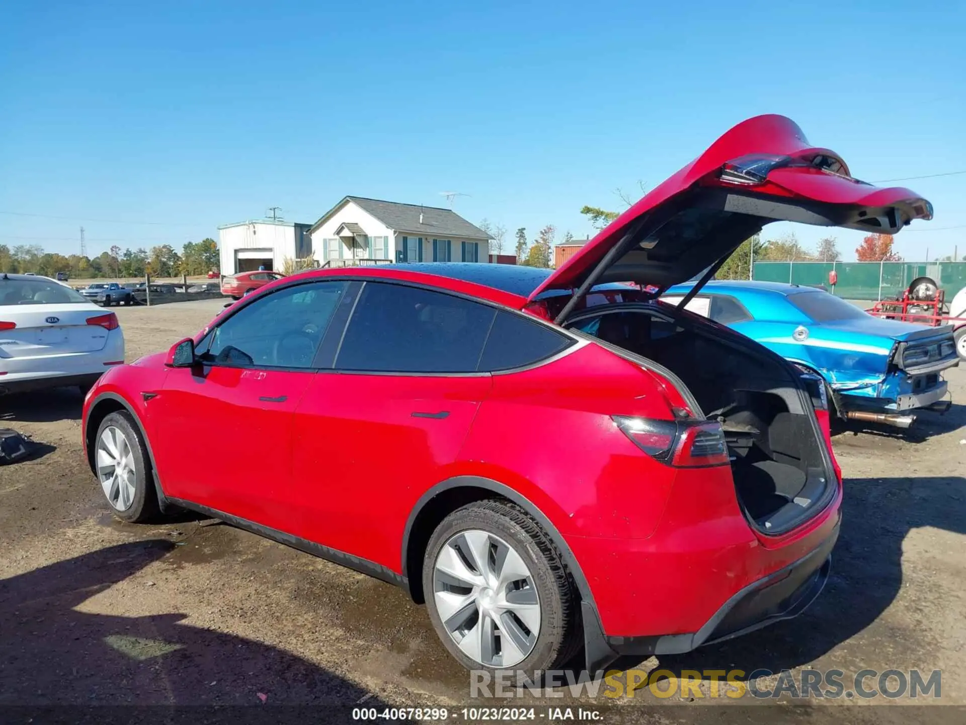 3 Photograph of a damaged car 7SAYGAEE4NF534591 TESLA MODEL Y 2022