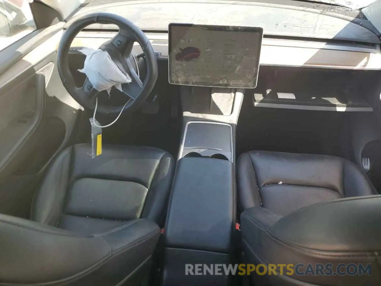 8 Photograph of a damaged car 7SAYGAEE4NF543503 TESLA MODEL Y 2022