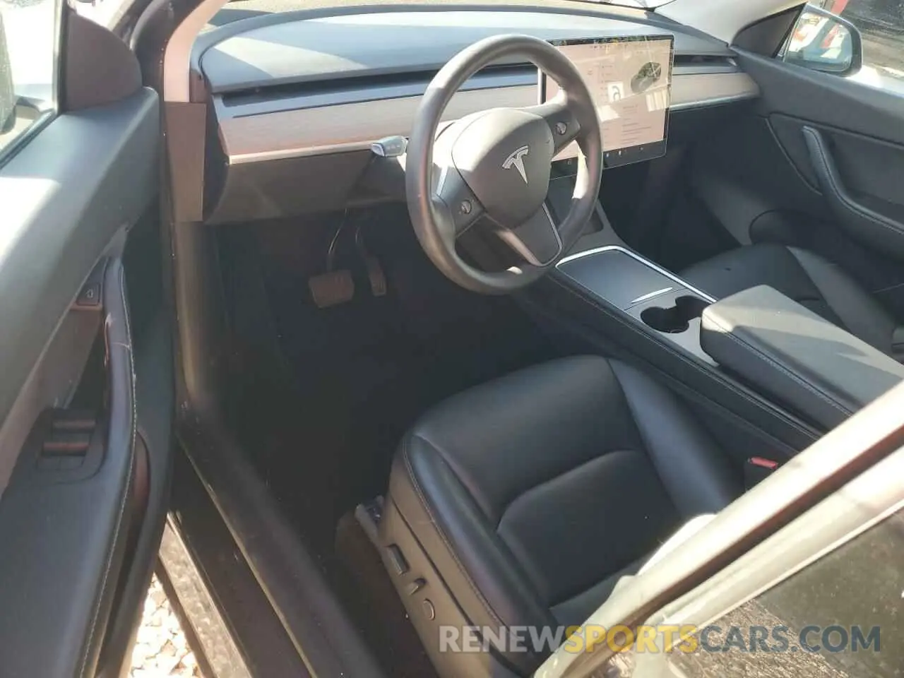 8 Фотография поврежденного автомобиля 7SAYGAEE5NF310035 TESLA MODEL Y 2022