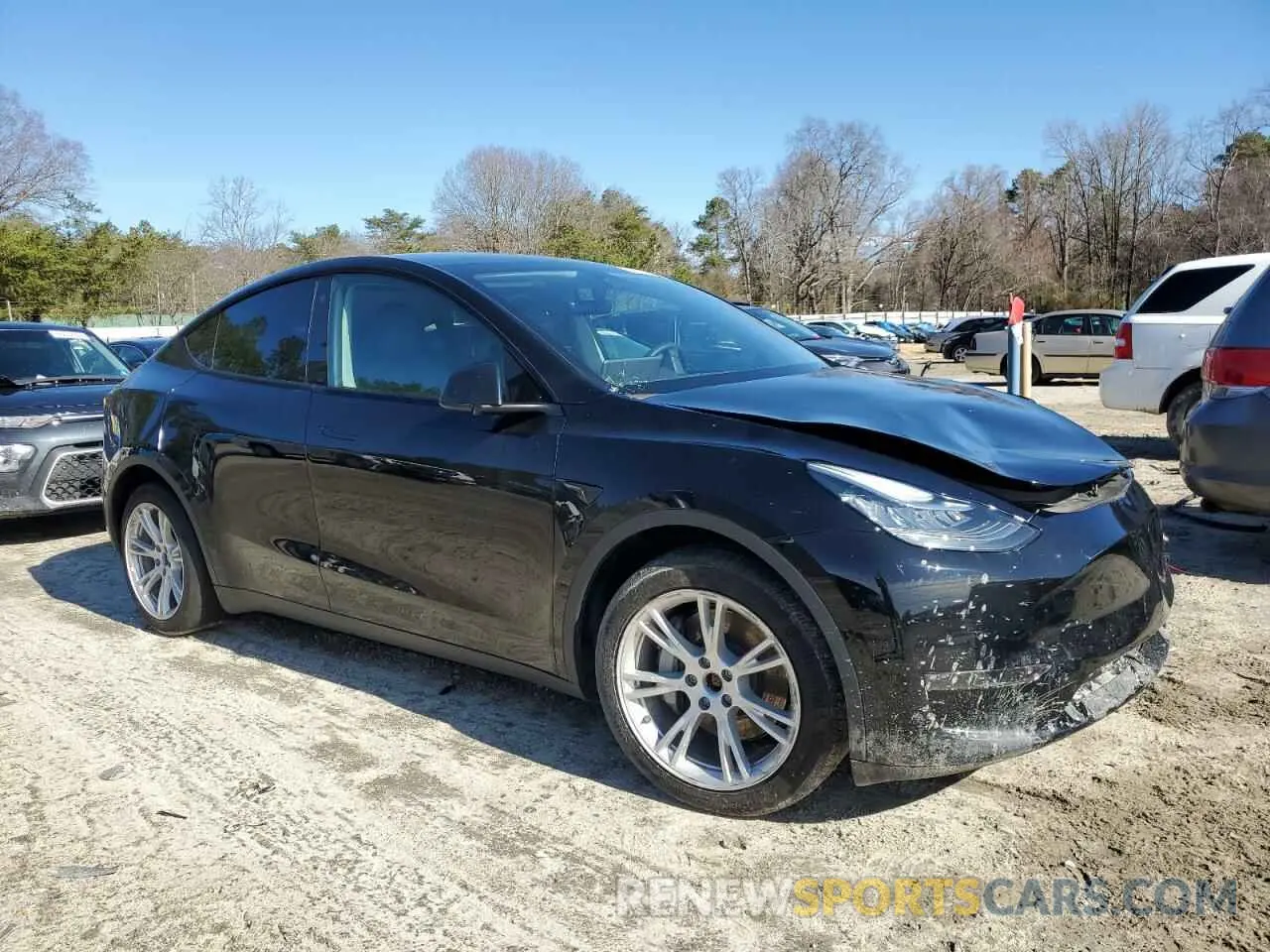 4 Фотография поврежденного автомобиля 7SAYGAEE5NF378867 TESLA MODEL Y 2022