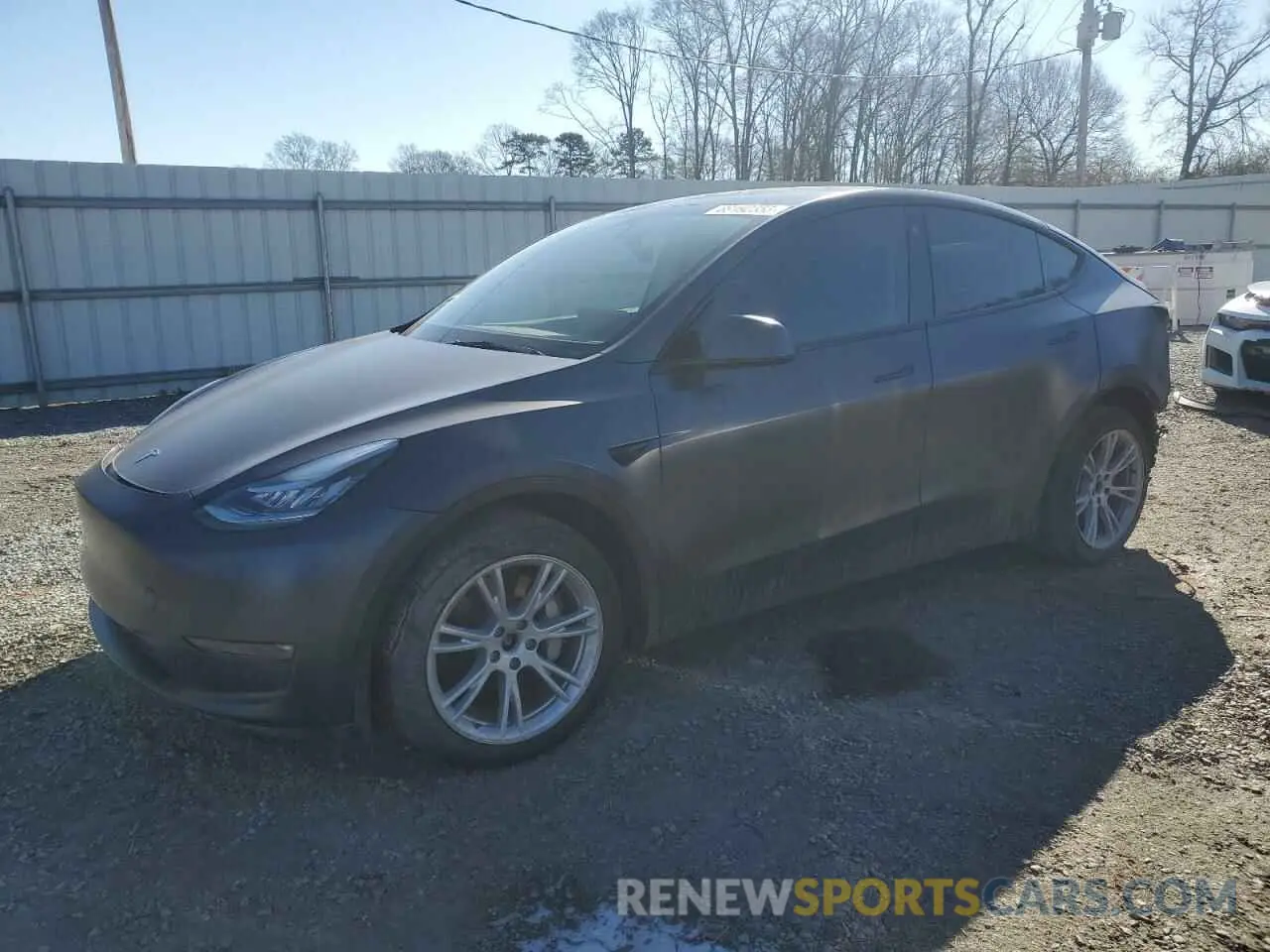 1 Photograph of a damaged car 7SAYGAEE5NF430627 TESLA MODEL Y 2022