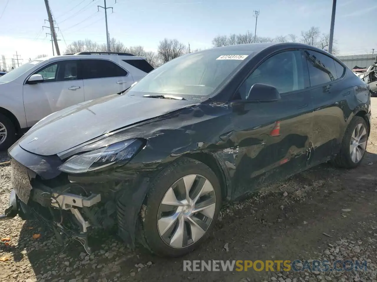 1 Фотография поврежденного автомобиля 7SAYGAEE5NF567017 TESLA MODEL Y 2022