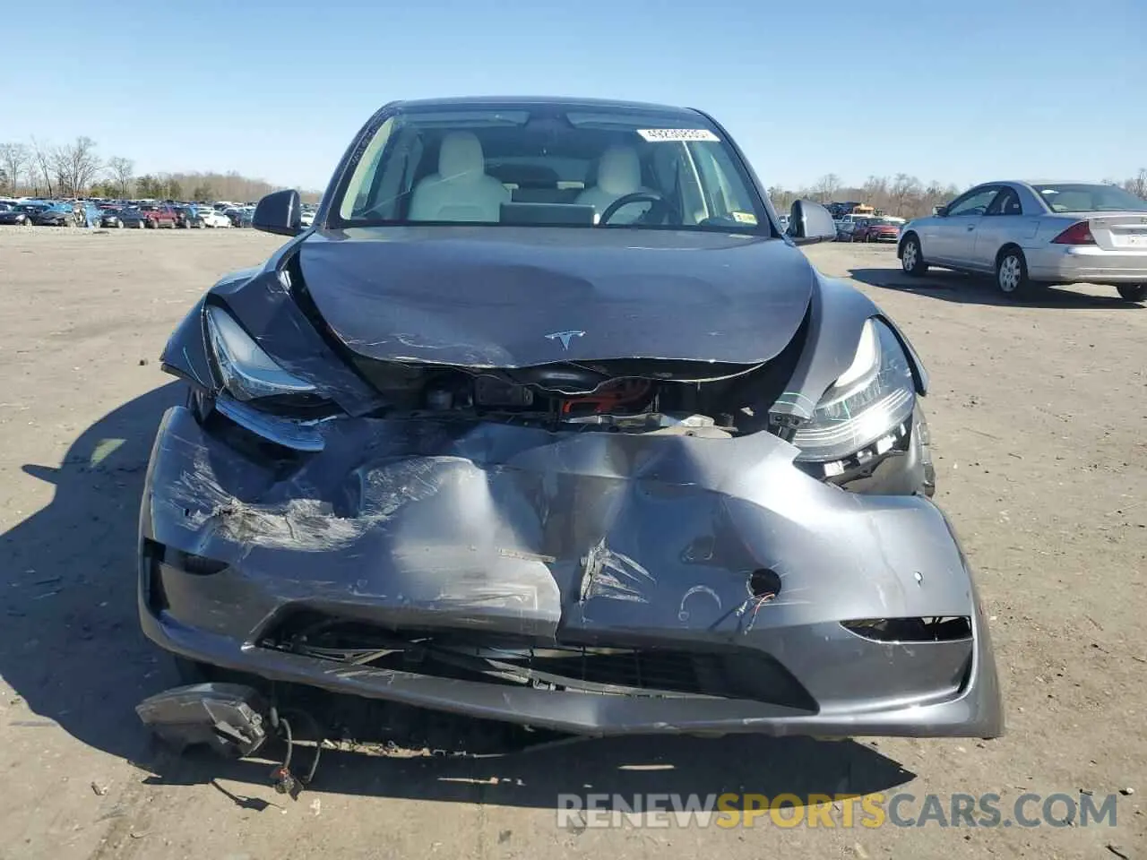 5 Photograph of a damaged car 7SAYGAEE5NF573044 TESLA MODEL Y 2022