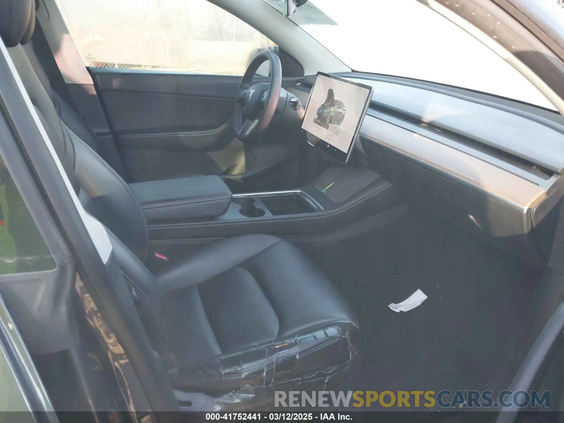 5 Фотография поврежденного автомобиля 7SAYGAEE6NF361883 TESLA MODEL Y 2022