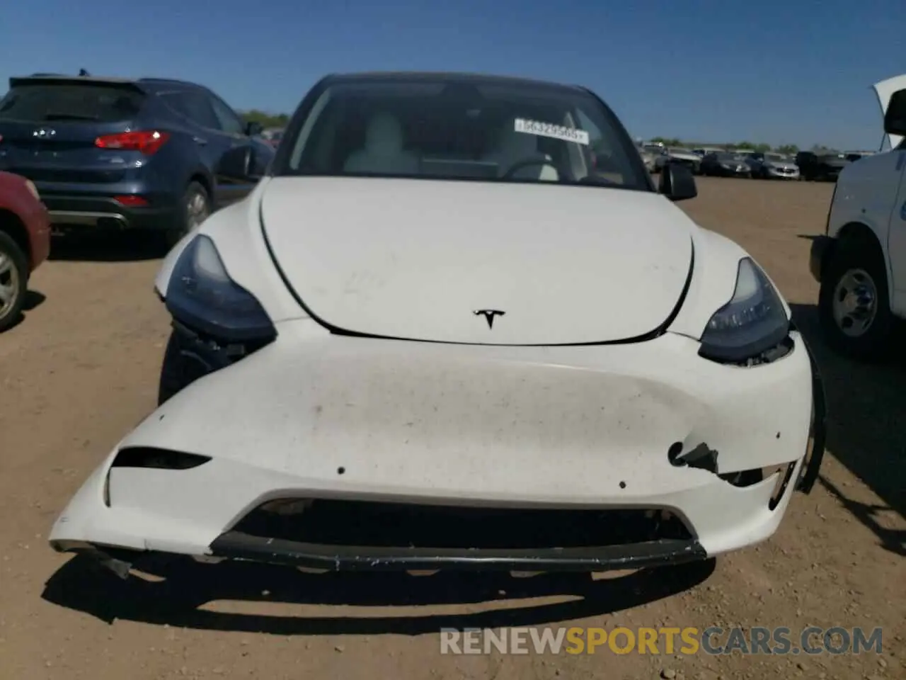 5 Photograph of a damaged car 7SAYGAEE6NF418938 TESLA MODEL Y 2022