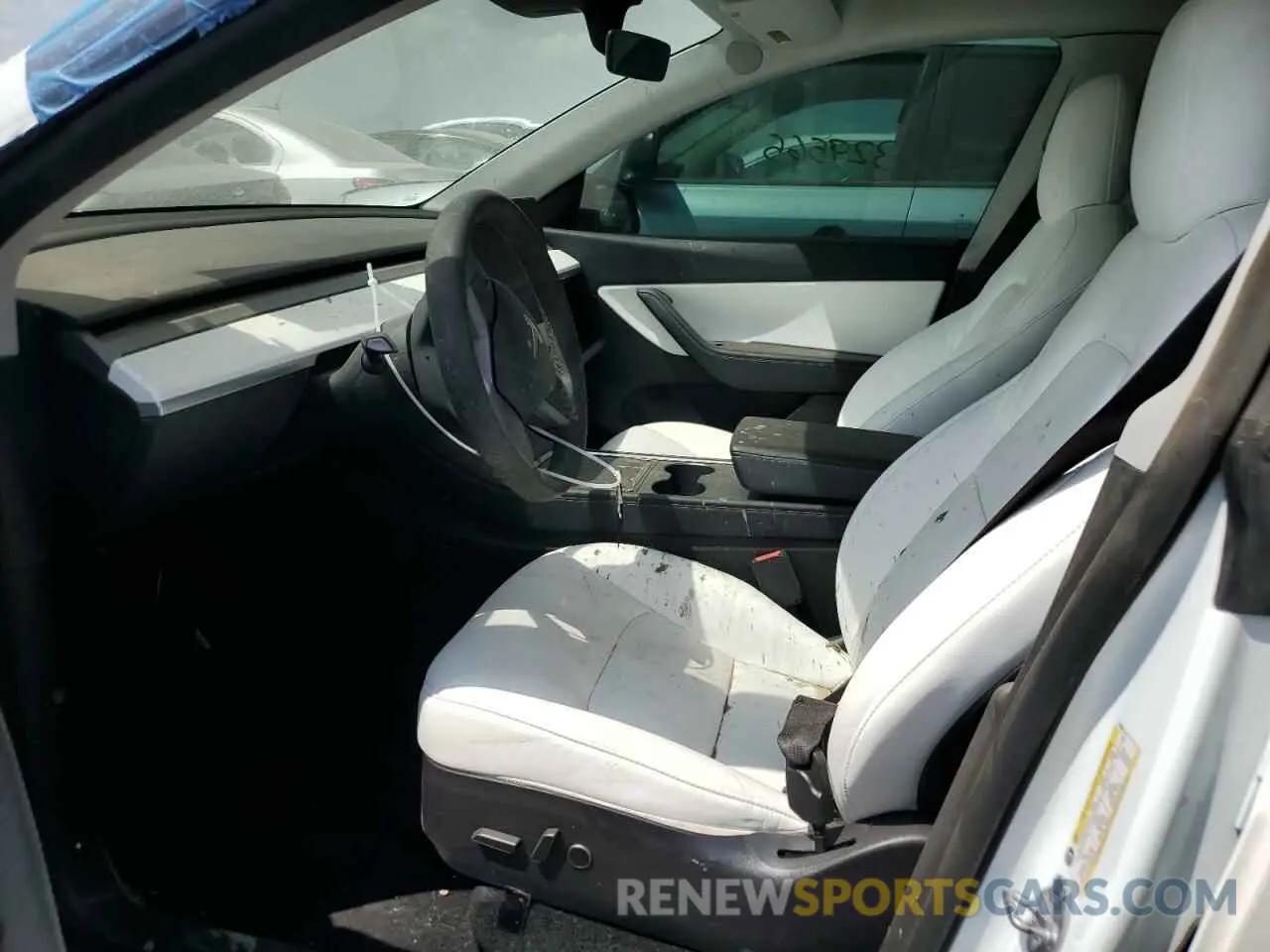 7 Photograph of a damaged car 7SAYGAEE6NF418938 TESLA MODEL Y 2022